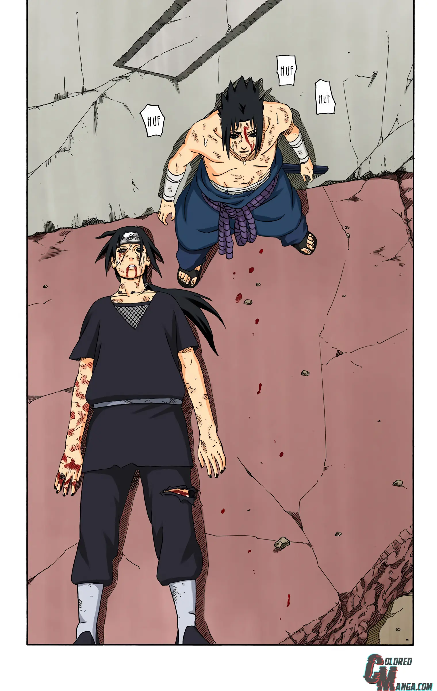 Naruto Colored Manga Online, chapter 393, page 16