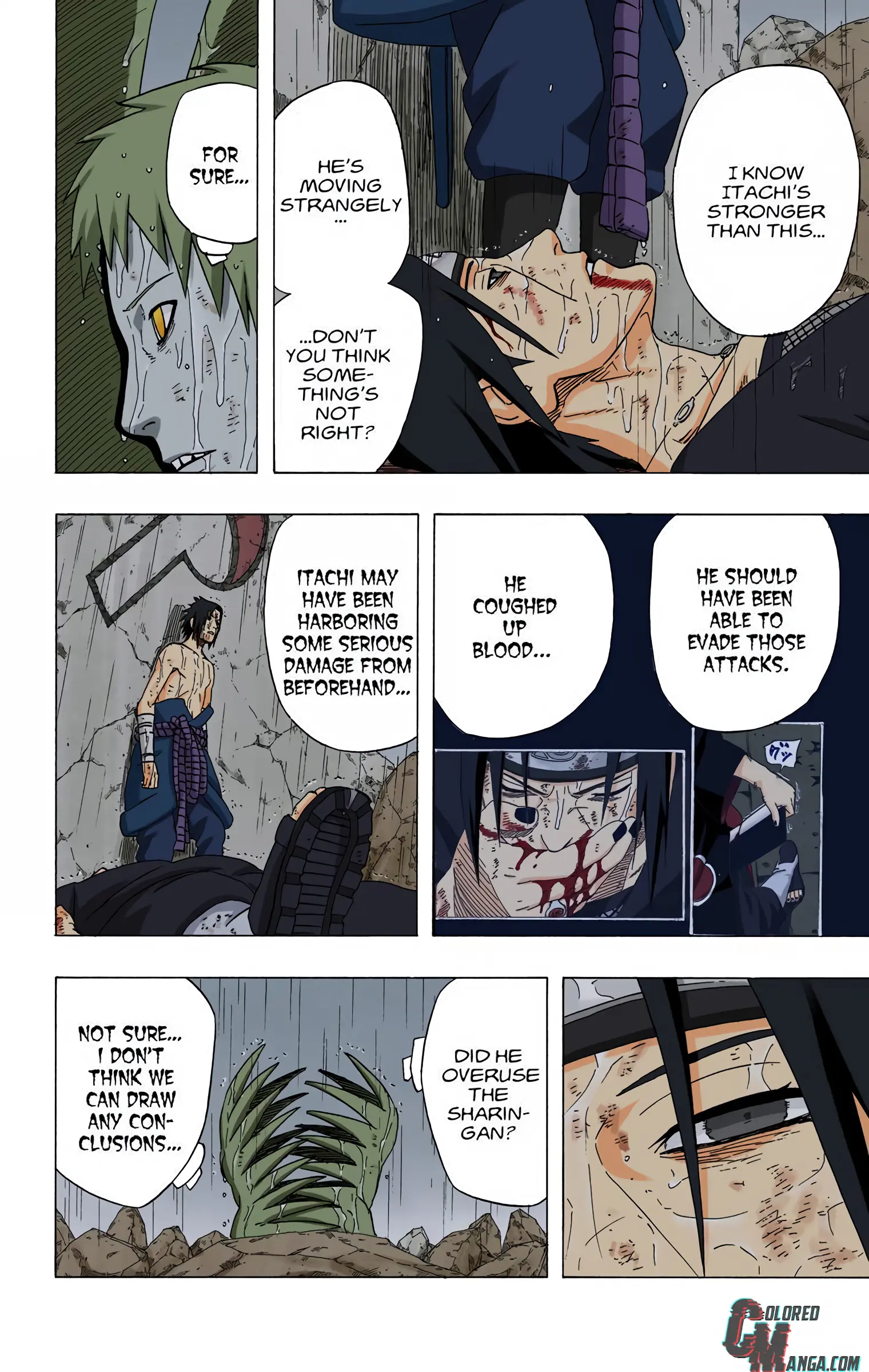 Naruto Colored Manga Online, chapter 394, page 6