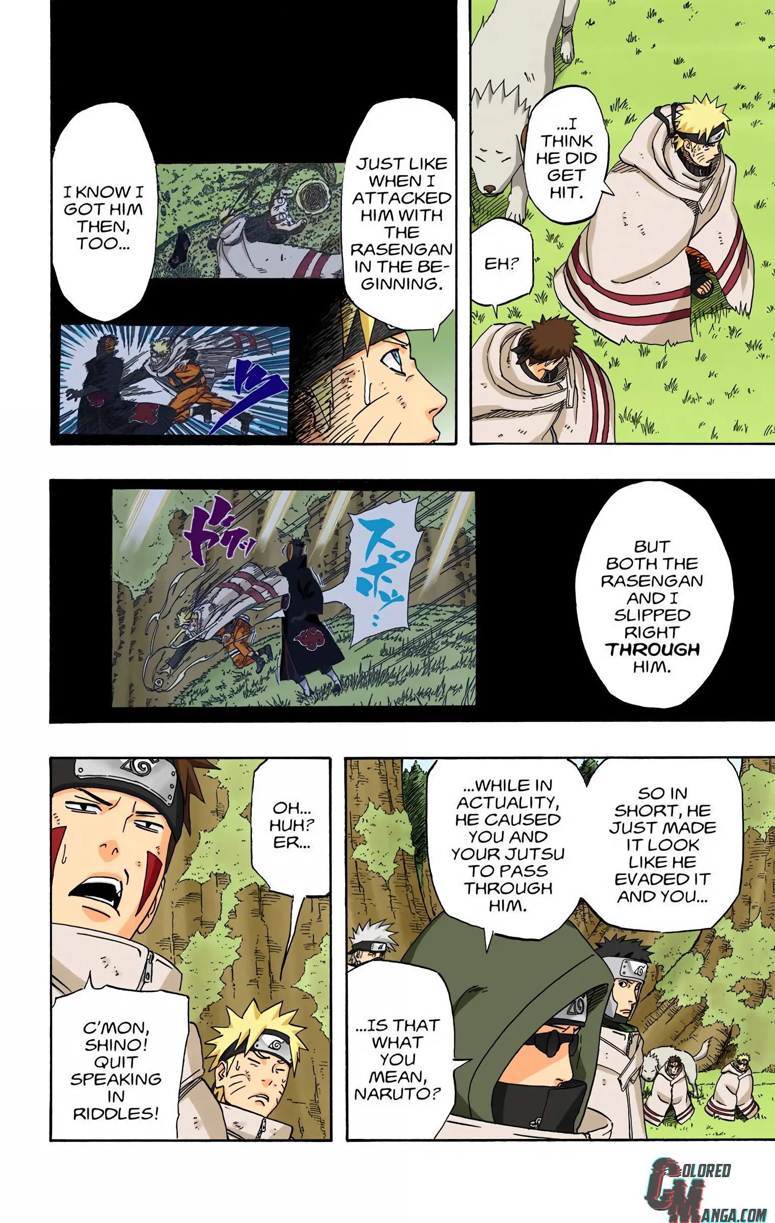 Naruto Colored Manga Online, chapter 394, page 14