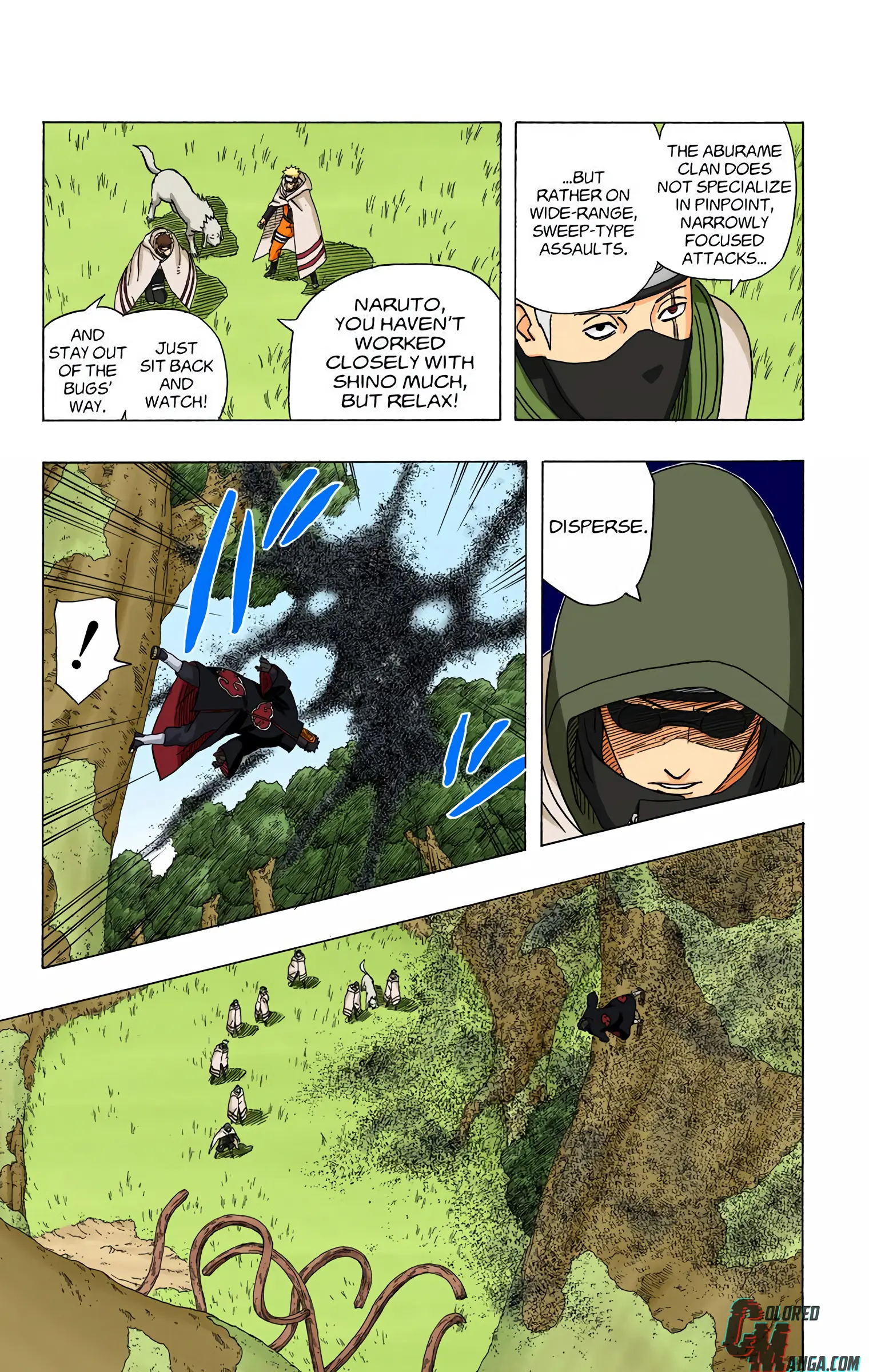 Naruto Colored Manga Online, chapter 395, page 3