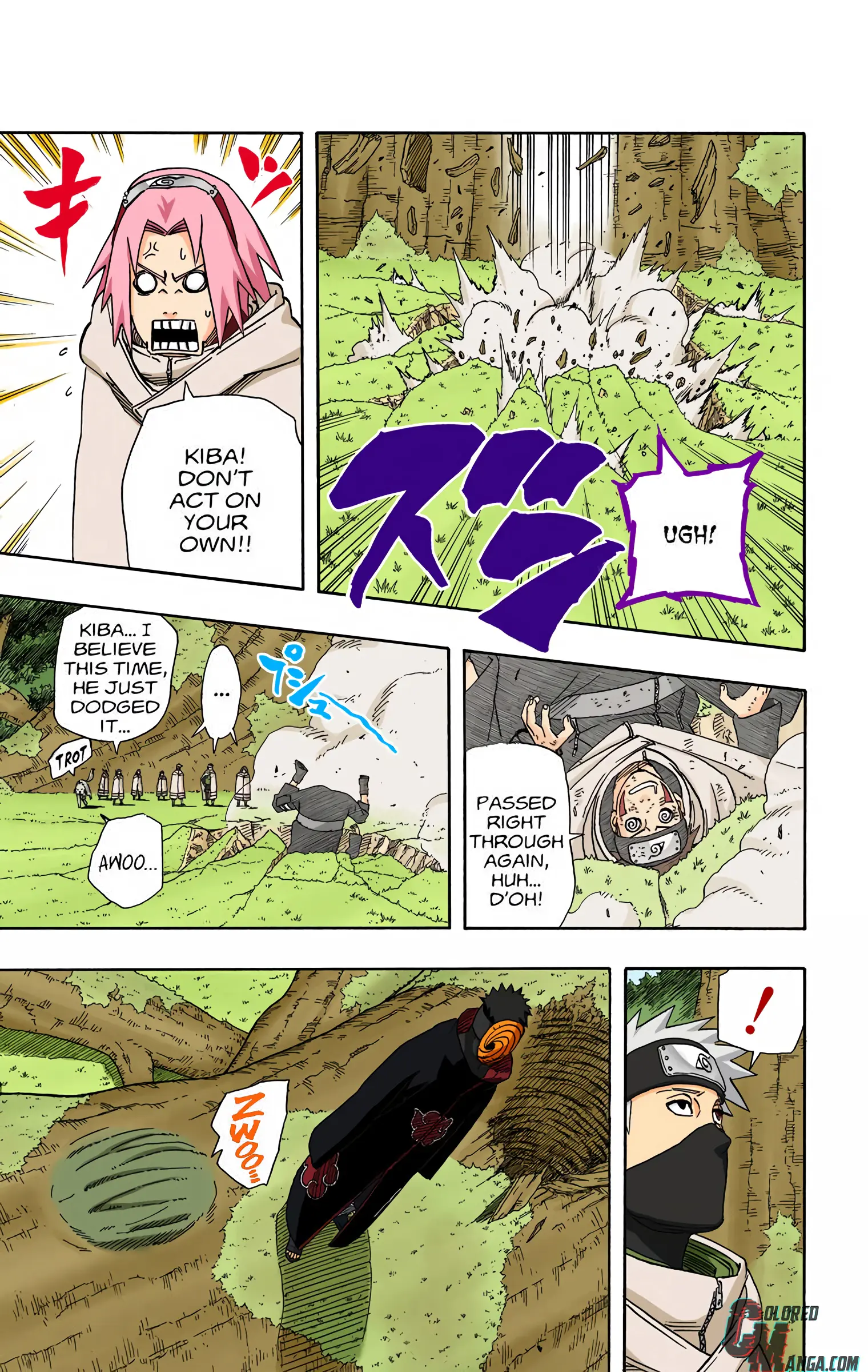 Naruto Colored Manga Online, chapter 395, page 13