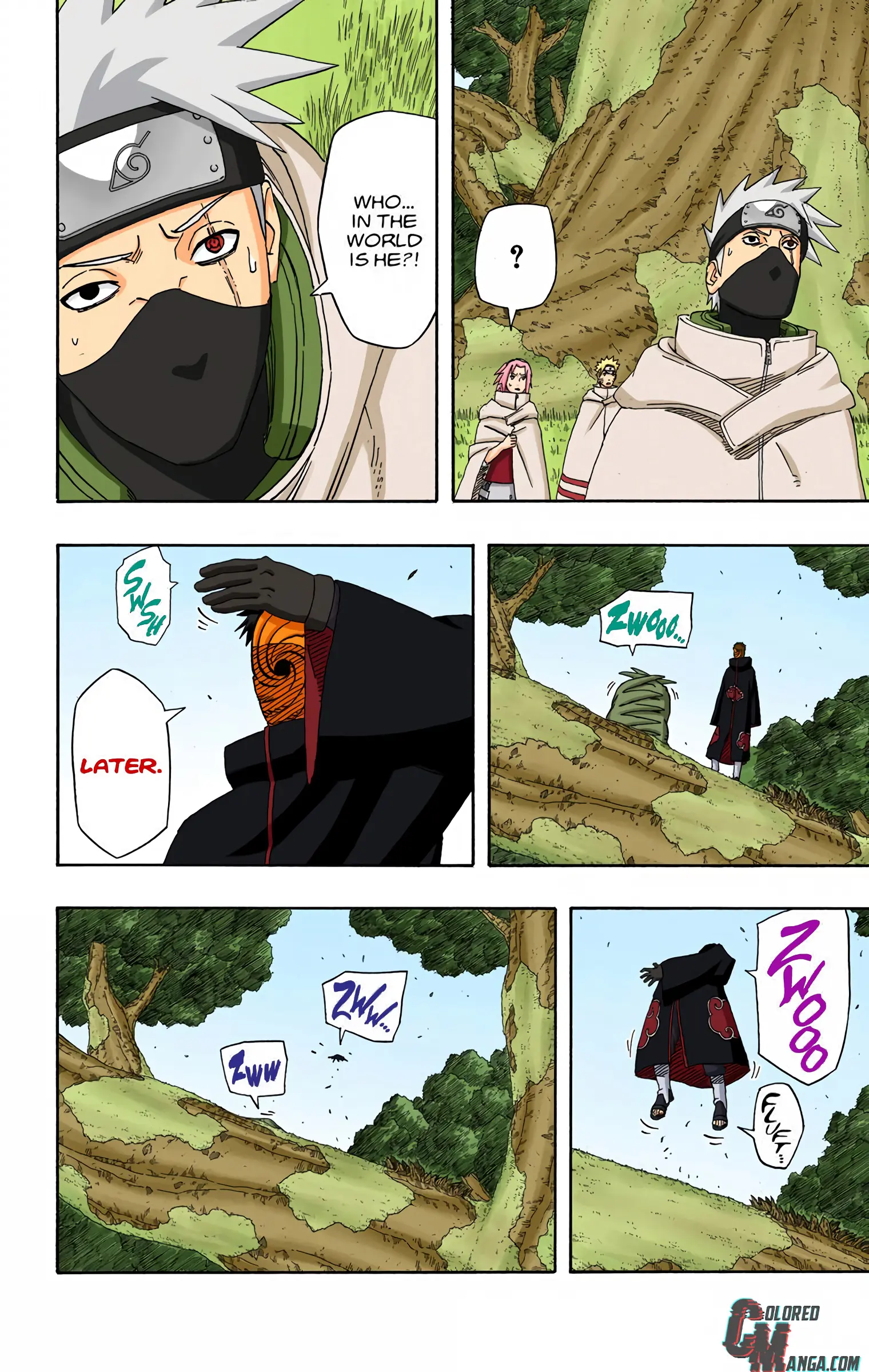 Naruto Colored Manga Online, chapter 396, page 2