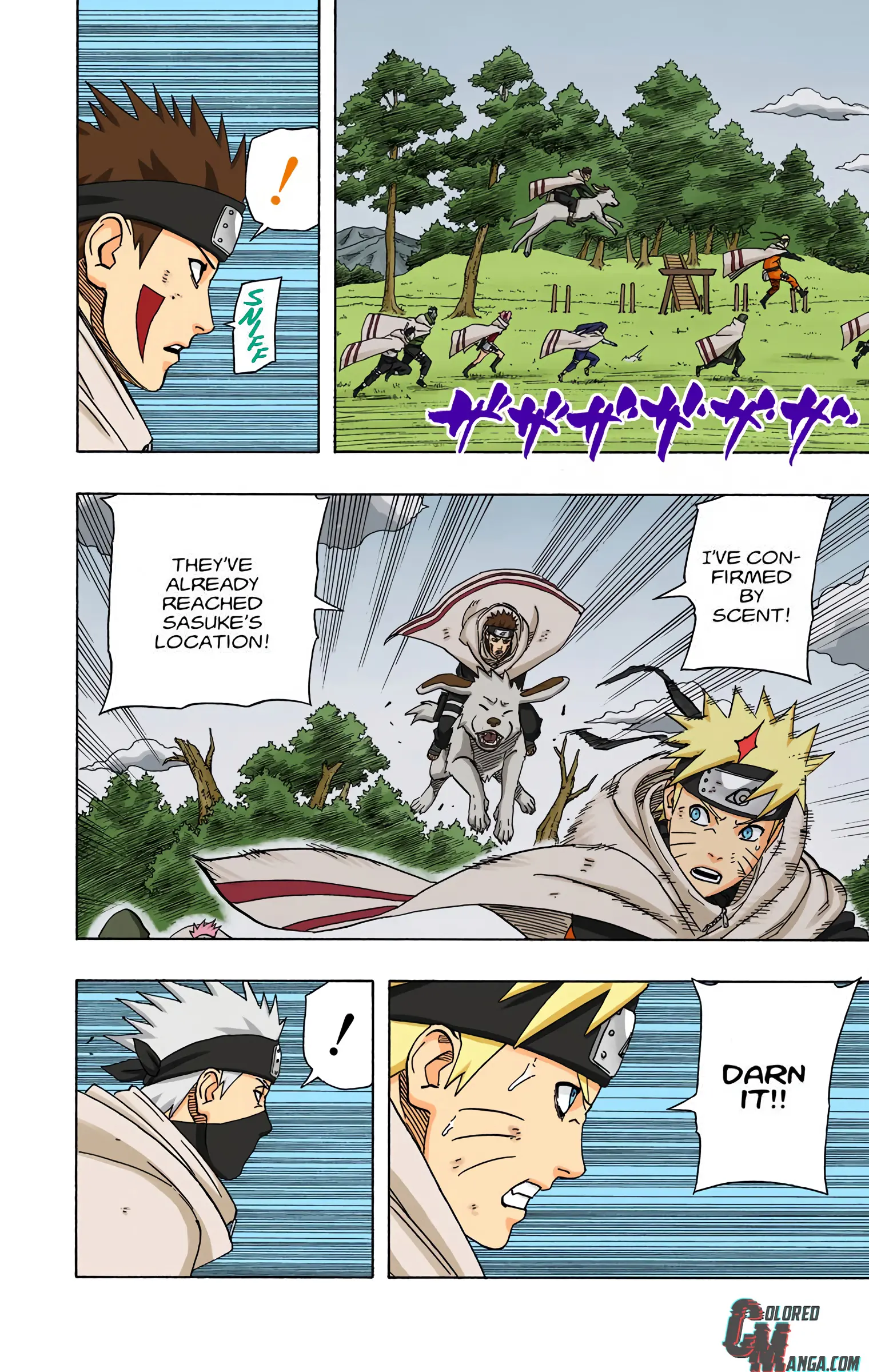 Naruto Colored Manga Online, chapter 396, page 8