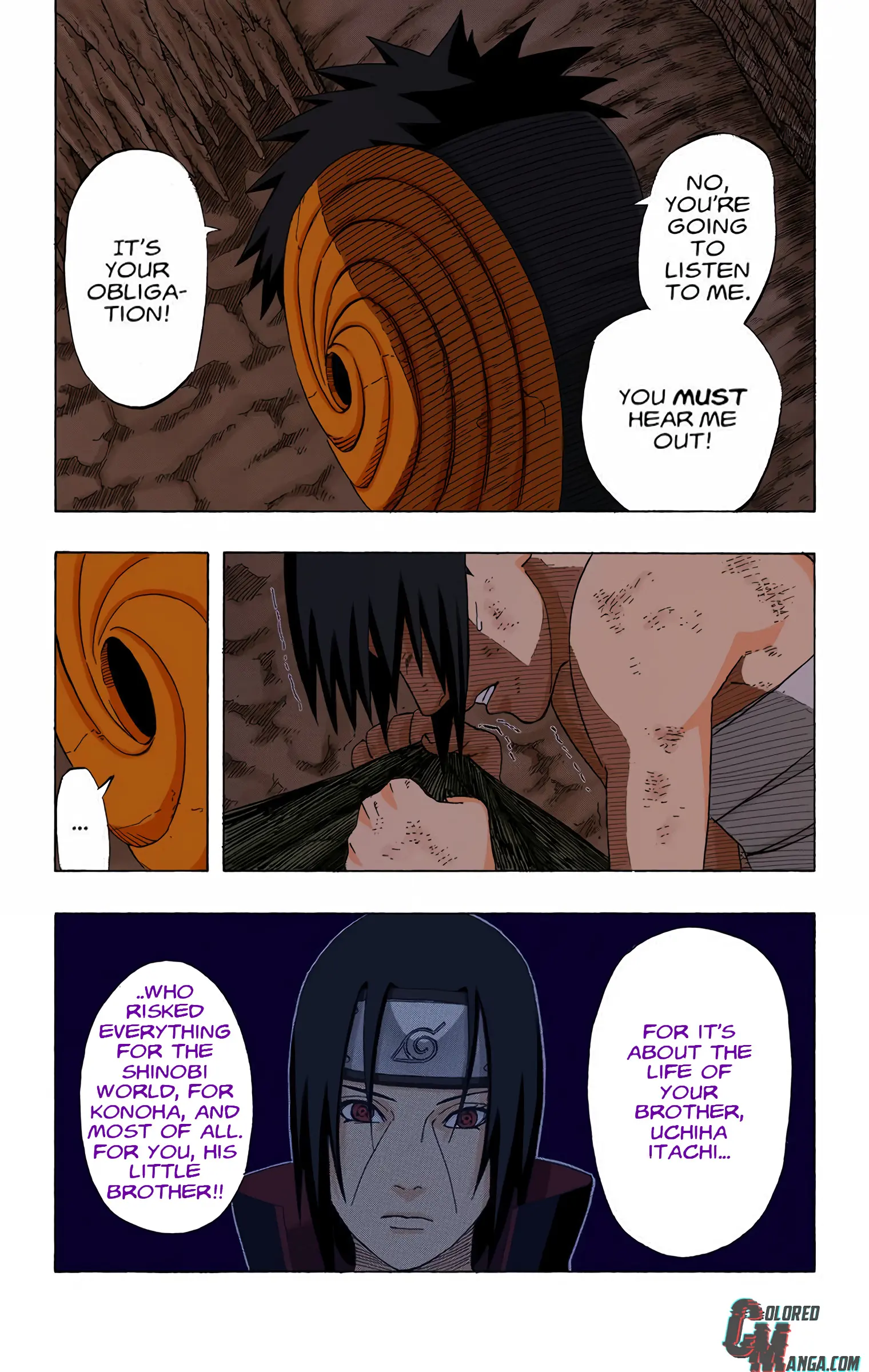 Naruto Colored Manga Online, chapter 397, page 17
