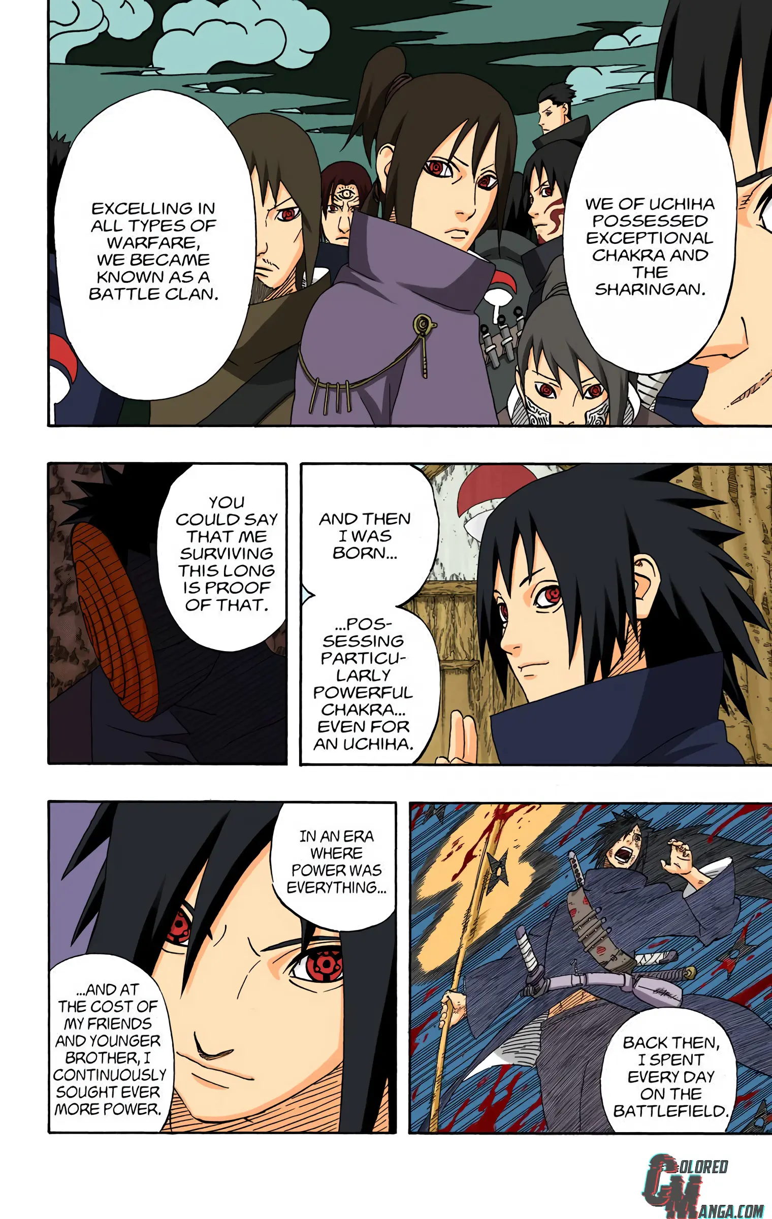 Naruto Colored Manga Online, chapter 398, page 18