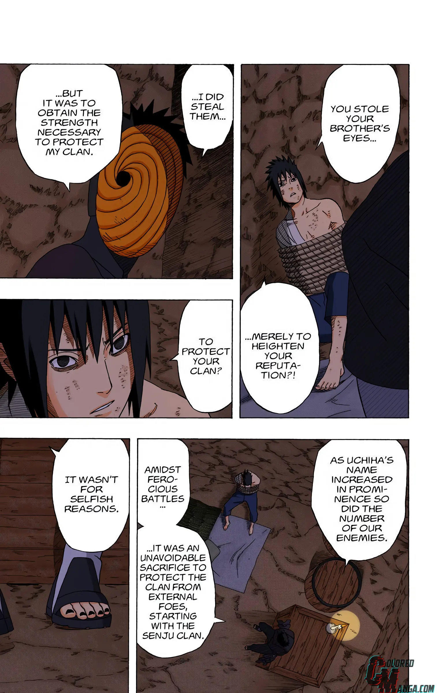 Naruto Colored Manga Online, chapter 399, page 3