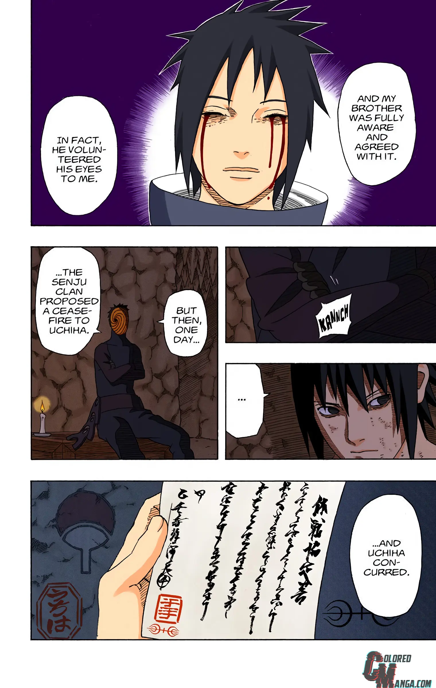 Naruto Colored Manga Online, chapter 399, page 4