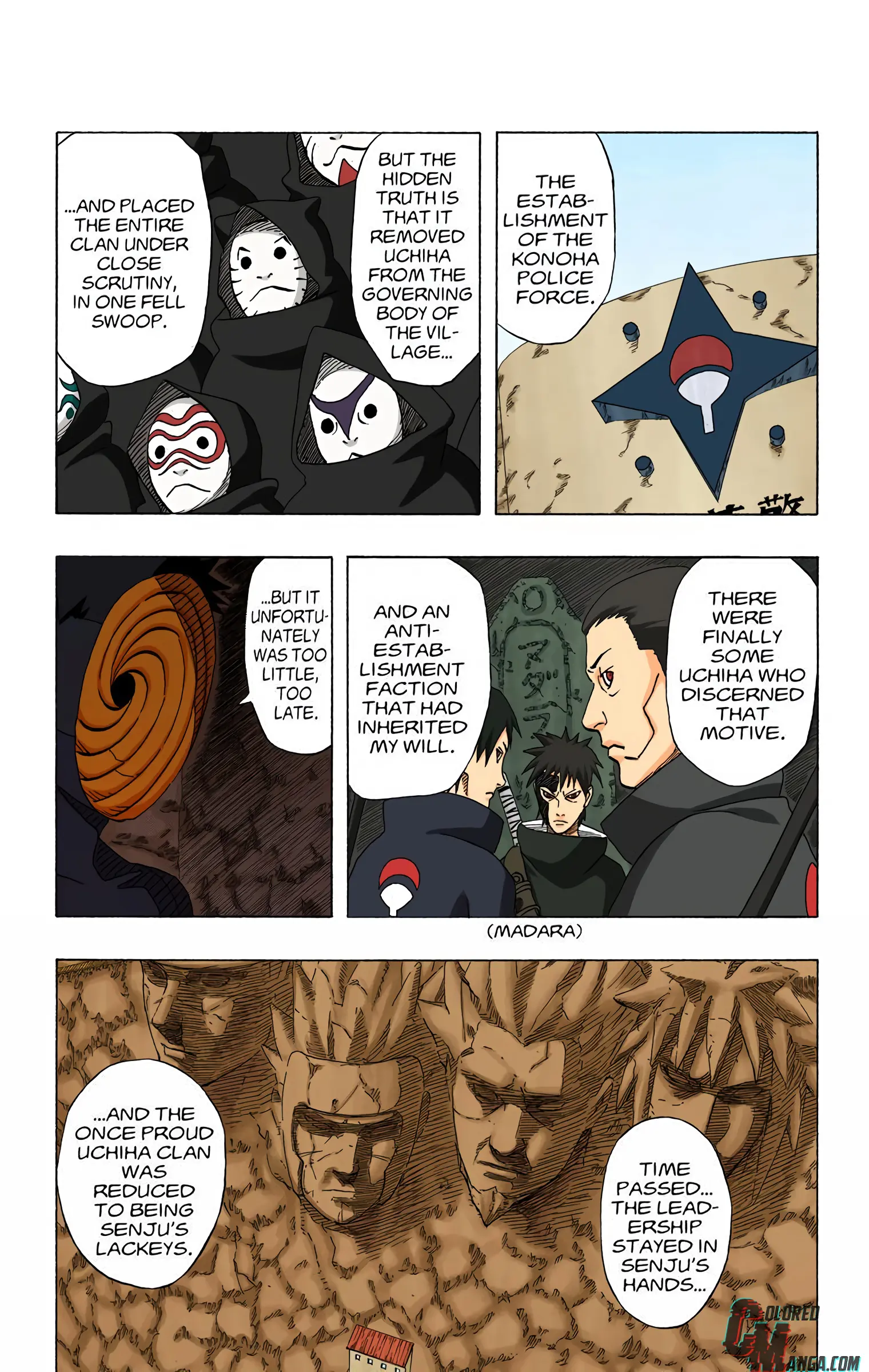 Naruto Colored Manga Online, chapter 399, page 12