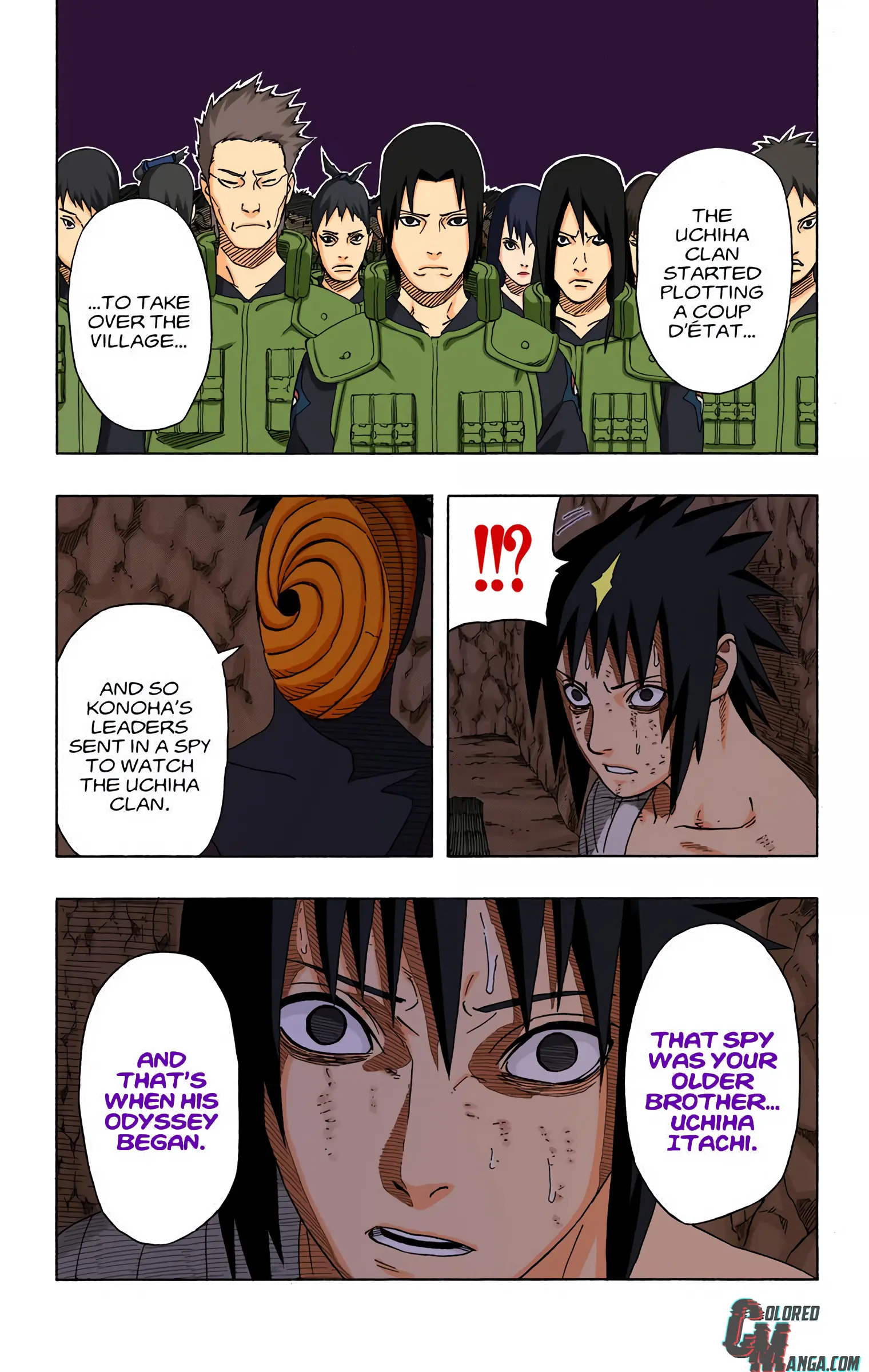 Naruto Colored Manga Online, chapter 399, page 16