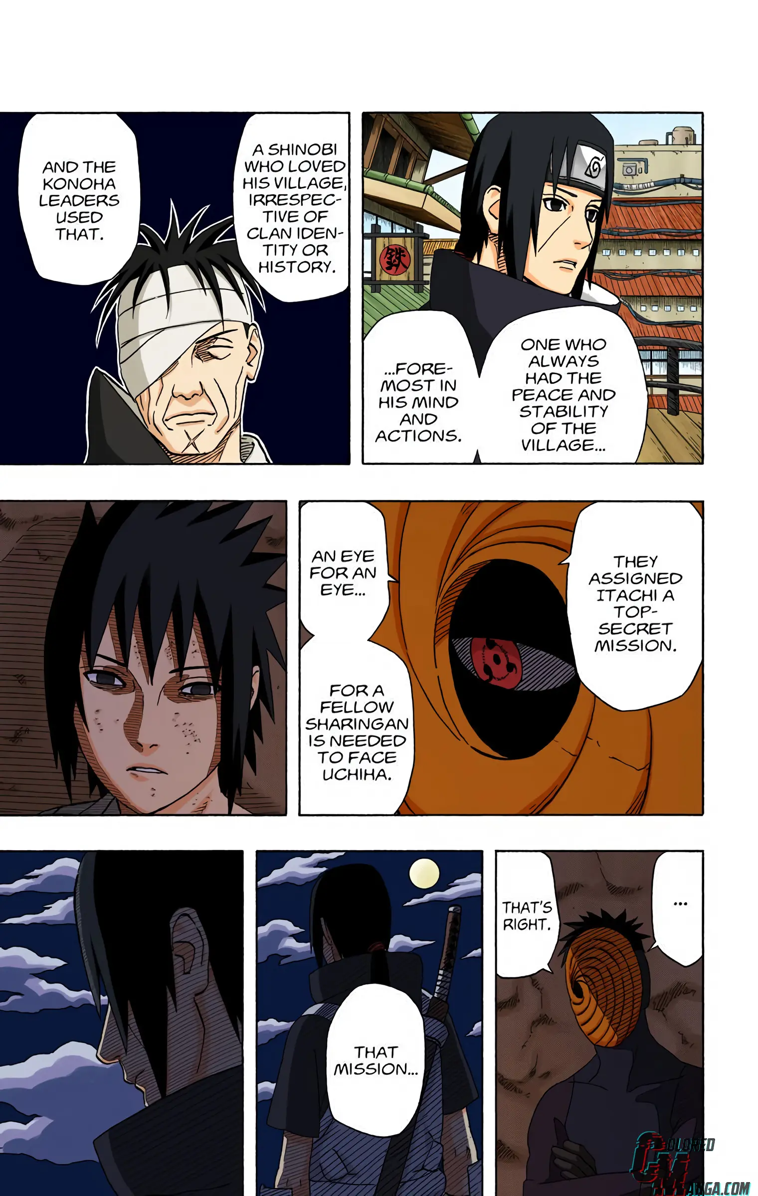 Naruto Colored Manga Online, chapter 400, page 5