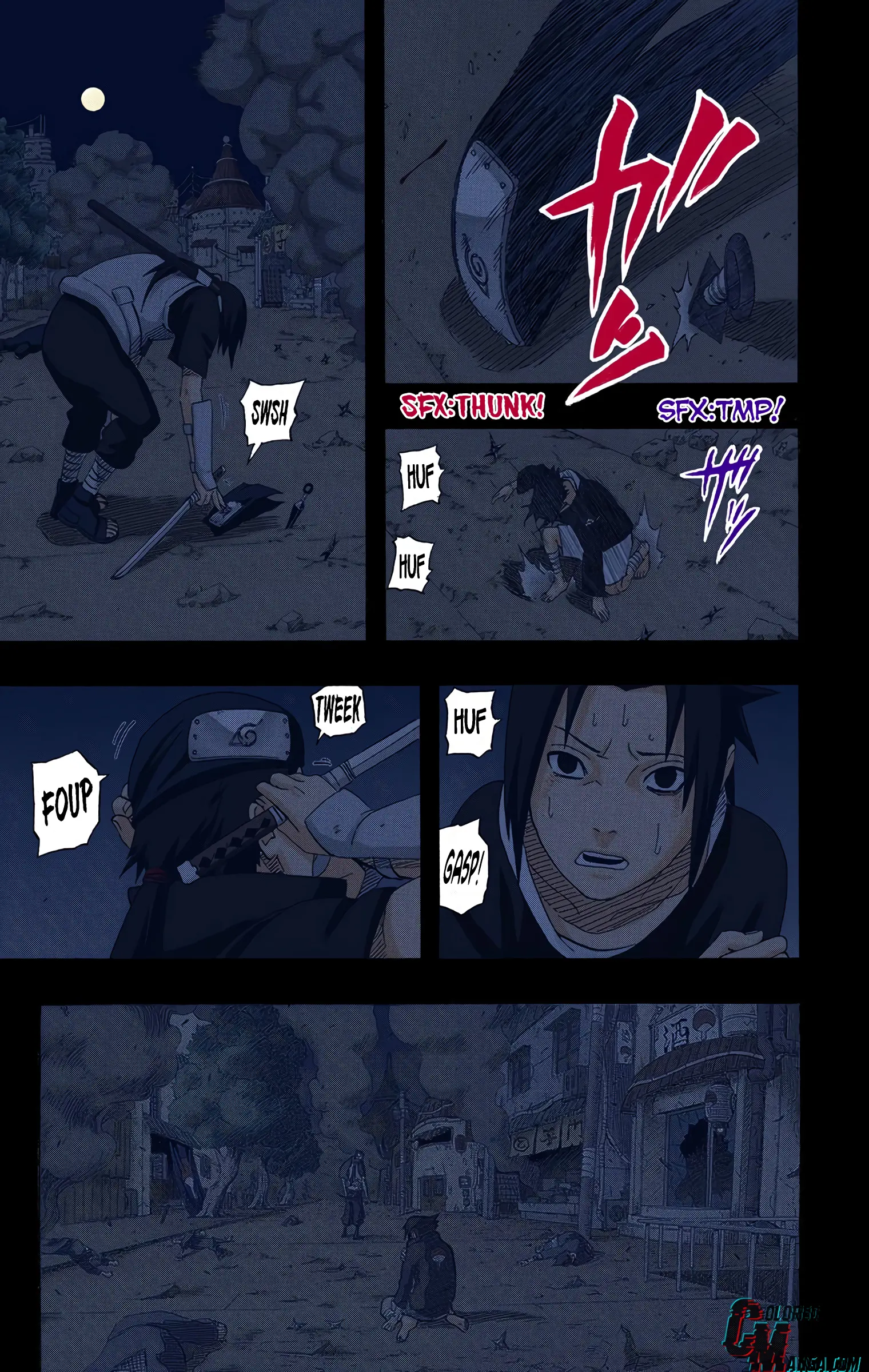 Naruto Colored Manga Online, chapter 403, page 18