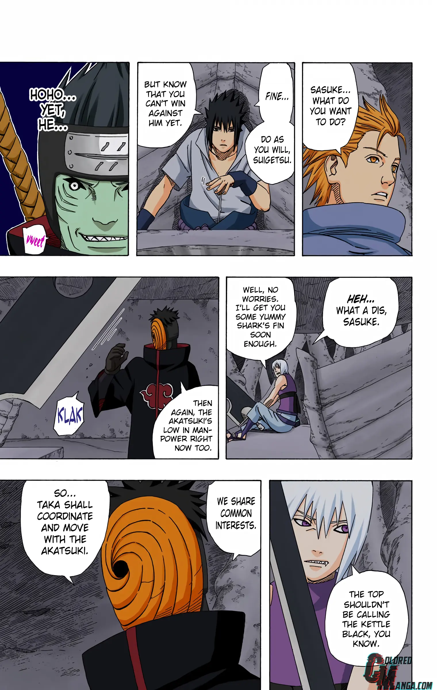 Naruto Colored Manga Online, chapter 404, page 13