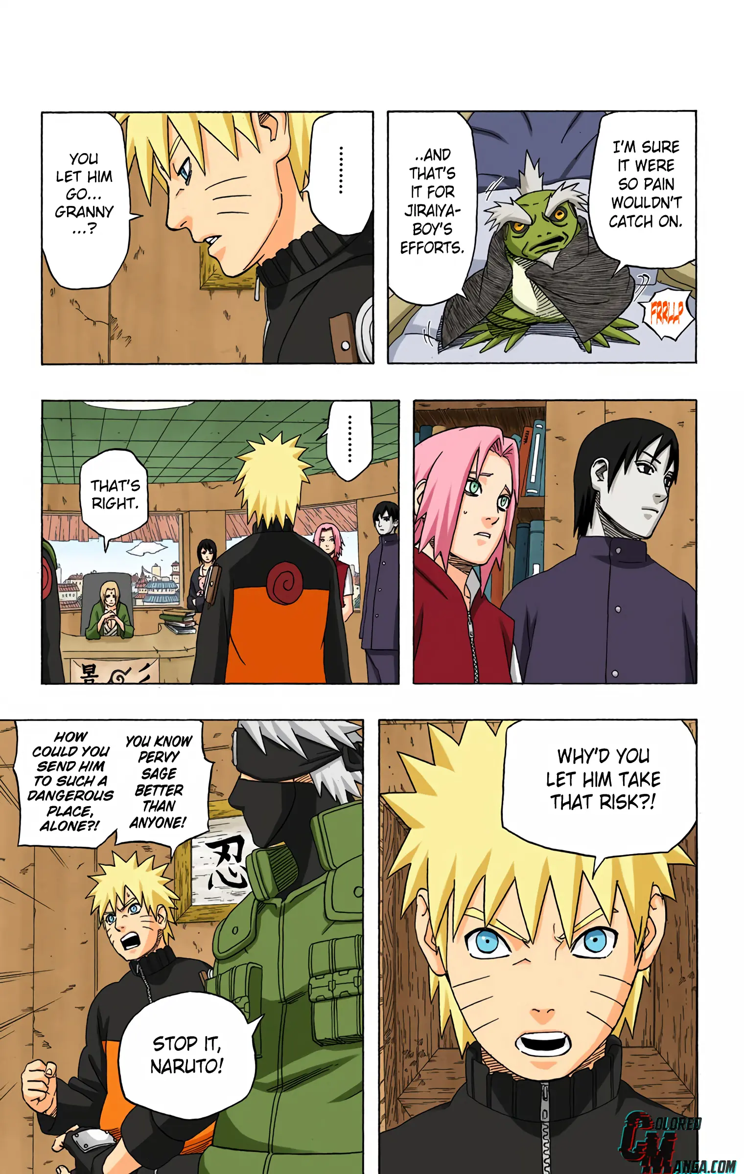 Naruto Colored Manga Online, chapter 405, page 3