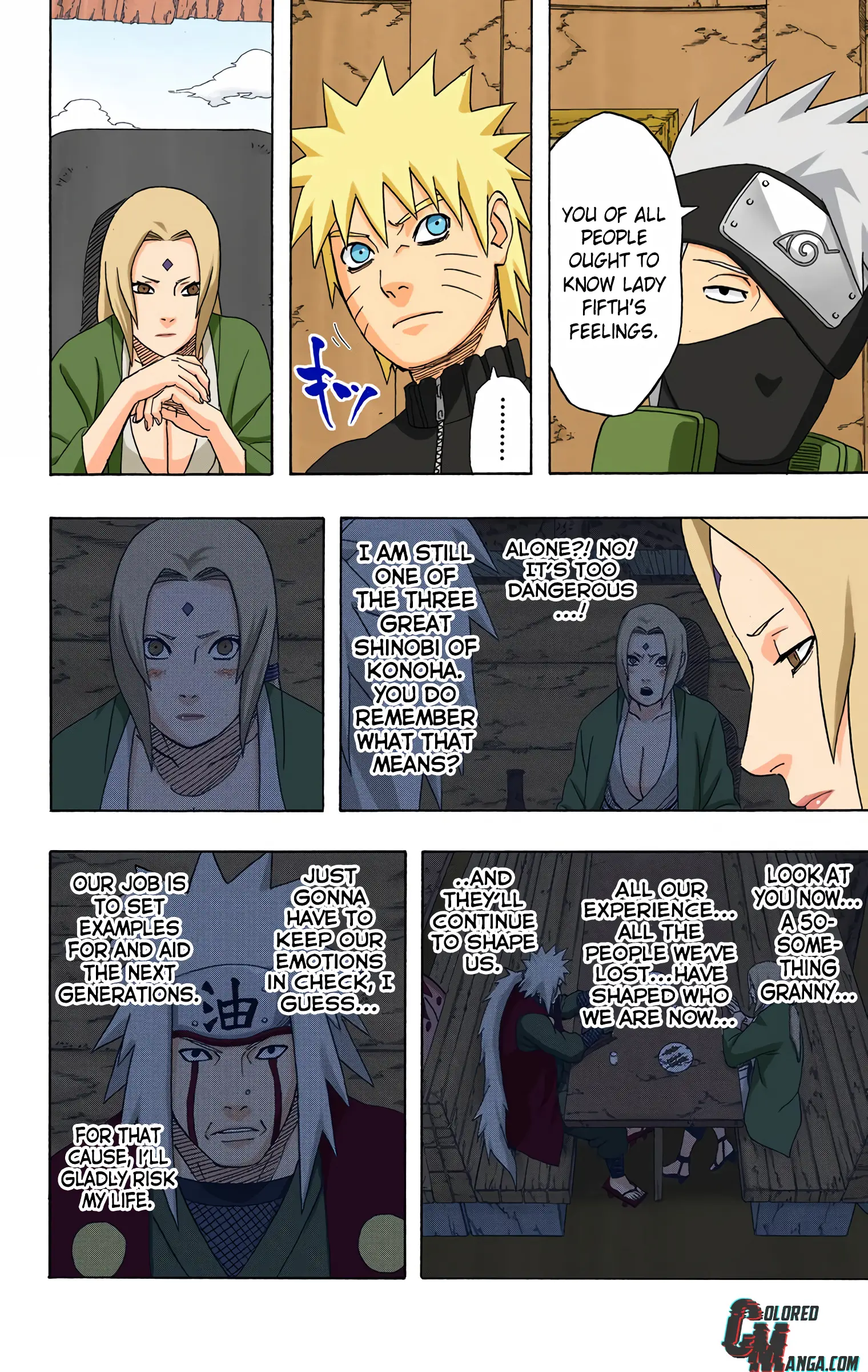 Naruto Colored Manga Online, chapter 405, page 4