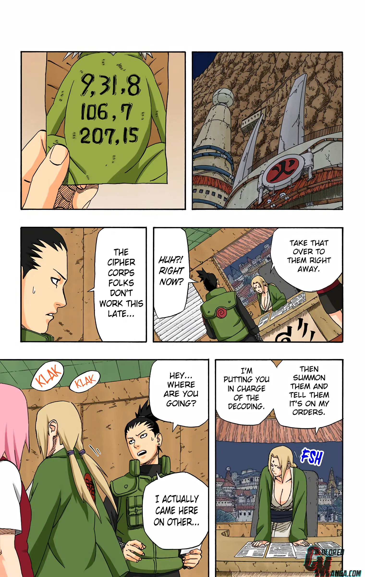 Naruto Colored Manga Online, chapter 405, page 15