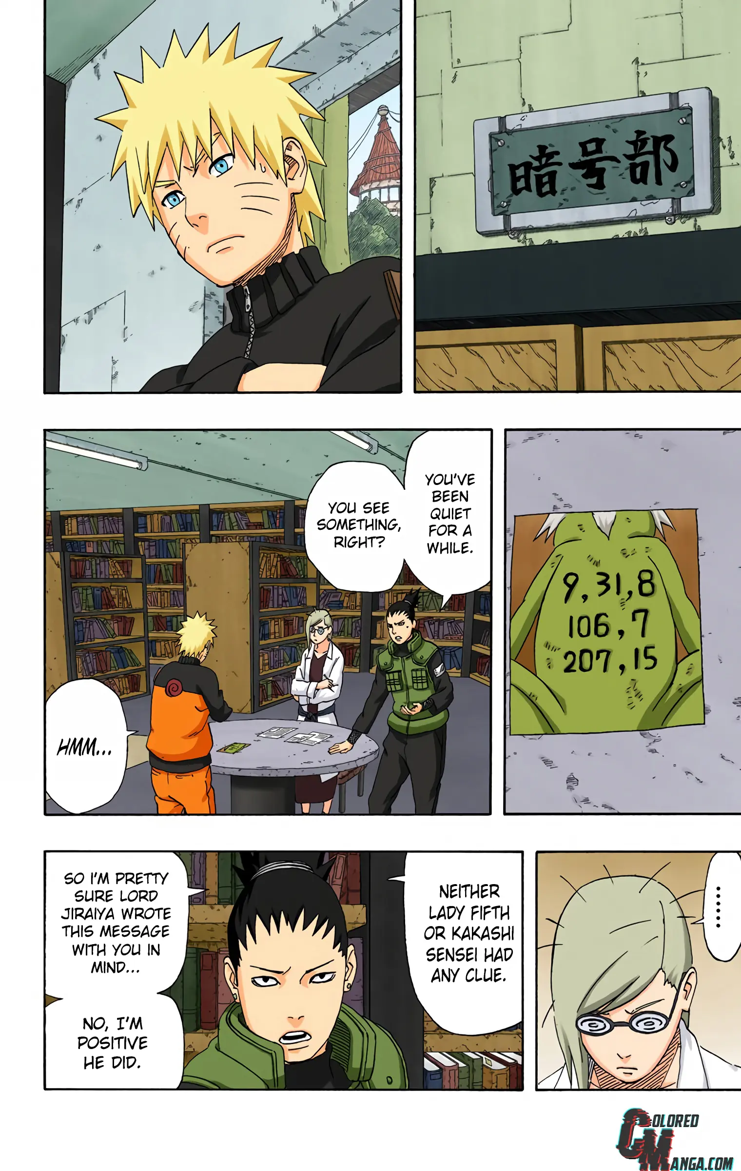 Naruto Colored Manga Online, chapter 407, page 2