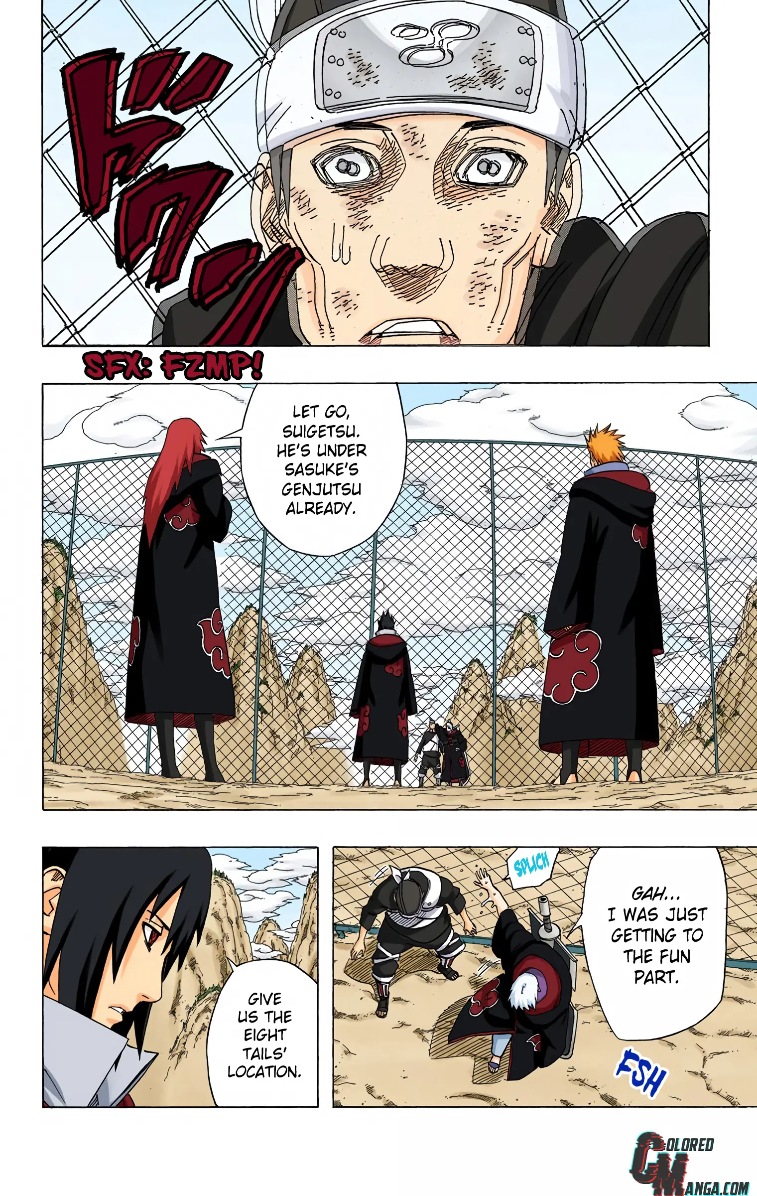 Naruto Colored Manga Online, chapter 408, page 4
