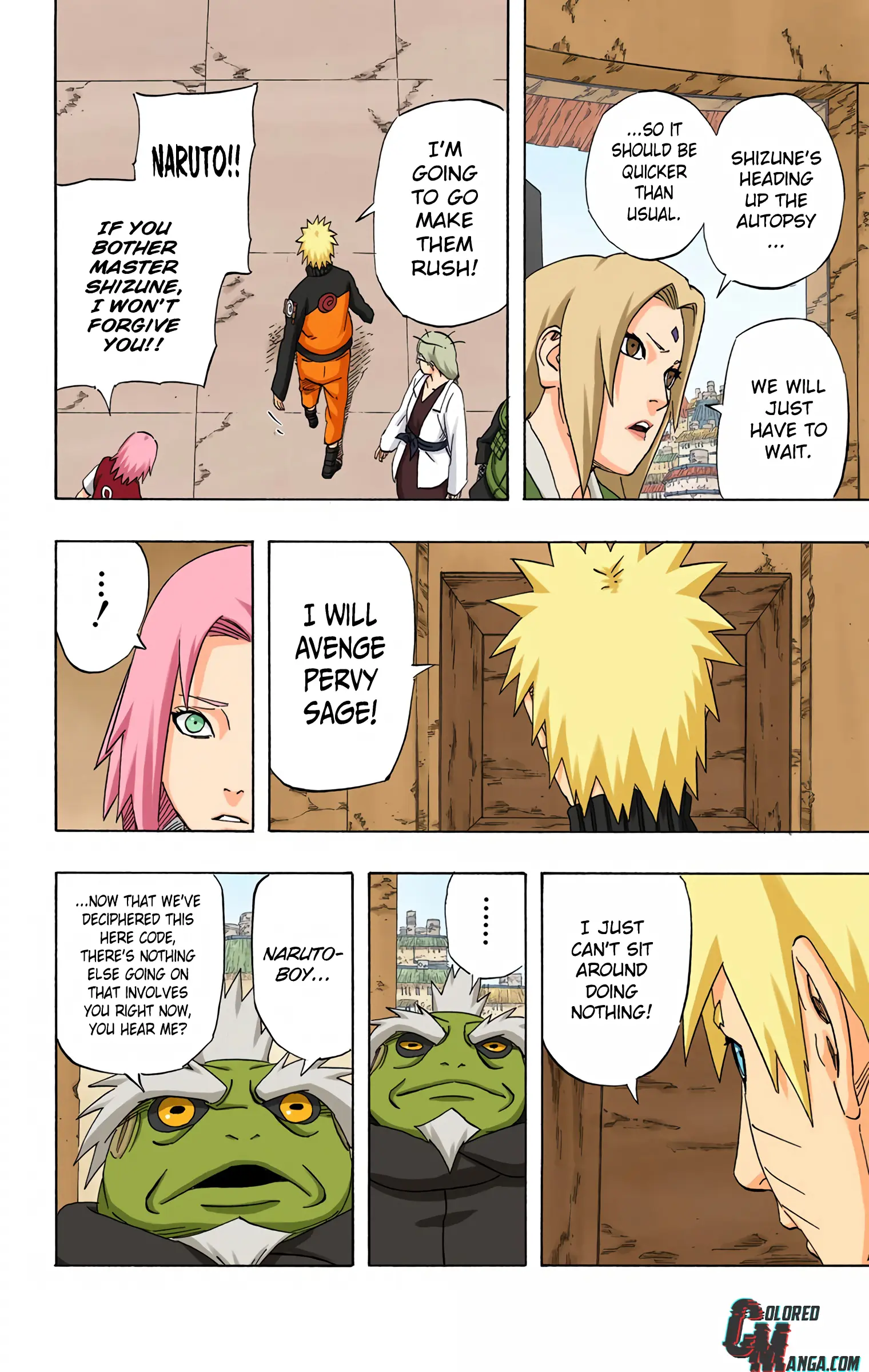 Naruto Colored Manga Online, chapter 408, page 12
