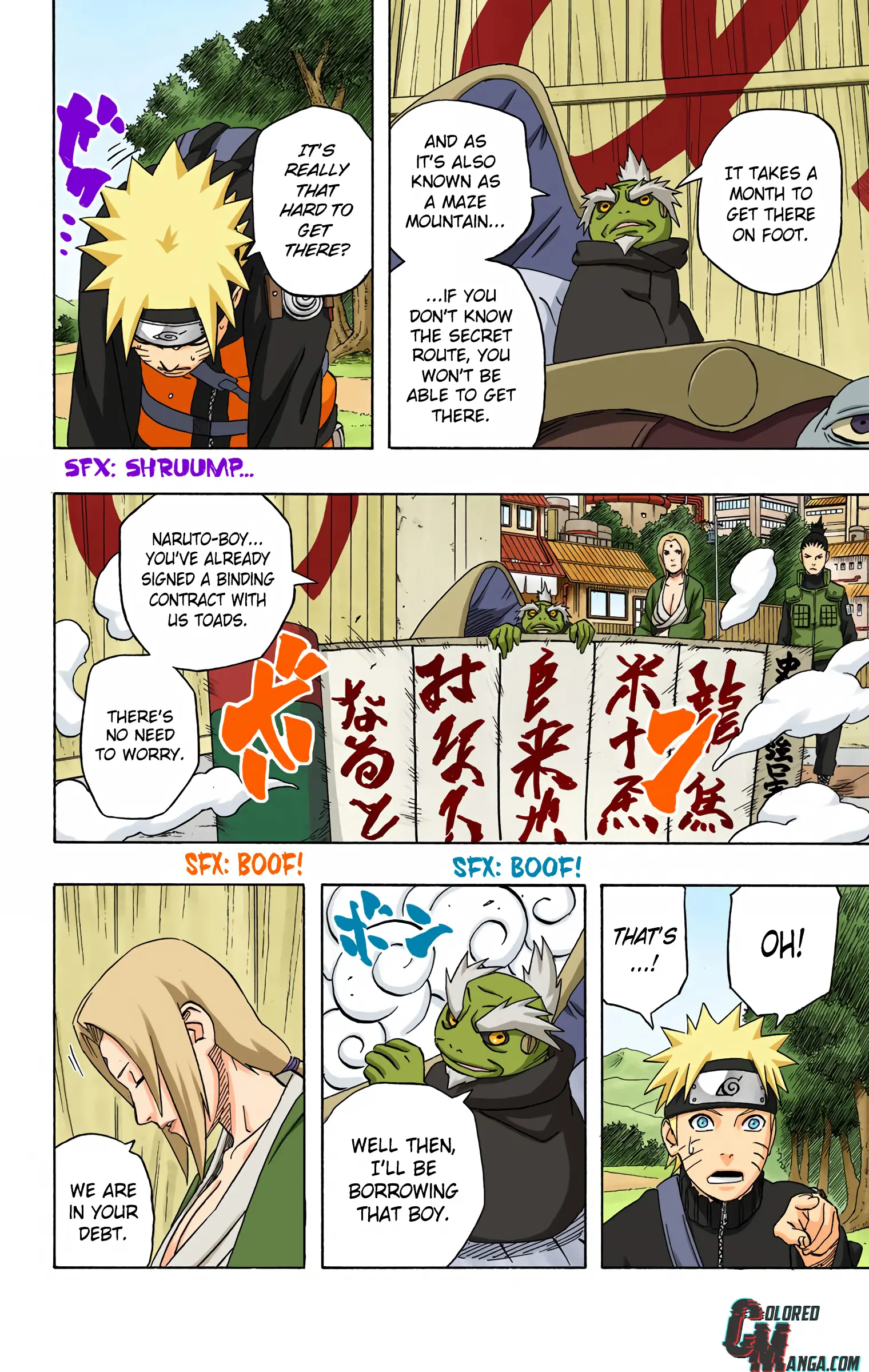 Naruto Colored Manga Online, chapter 409, page 4