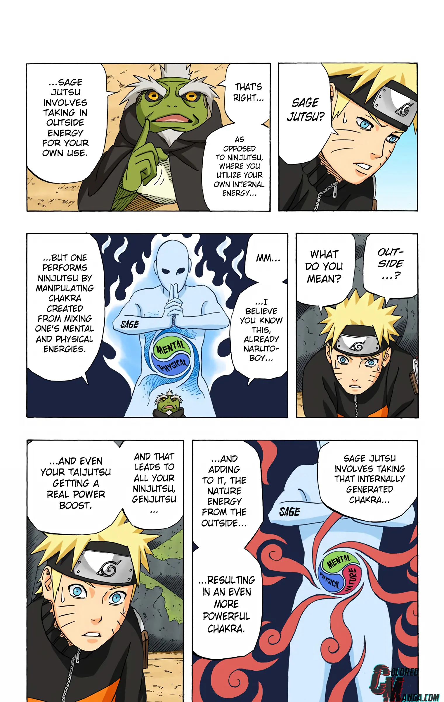 Naruto Colored Manga Online, chapter 409, page 11
