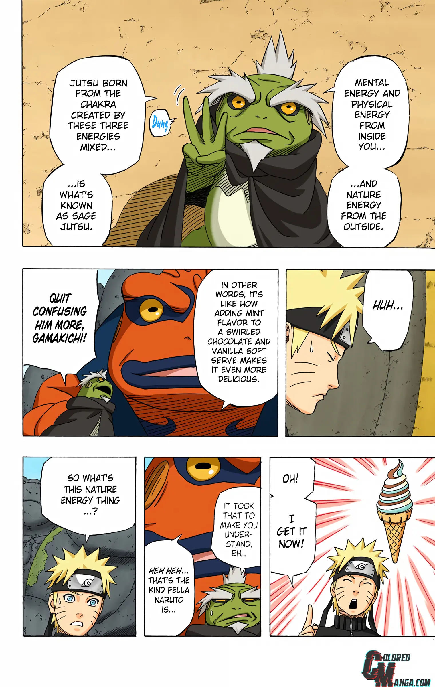Naruto Colored Manga Online, chapter 409, page 12
