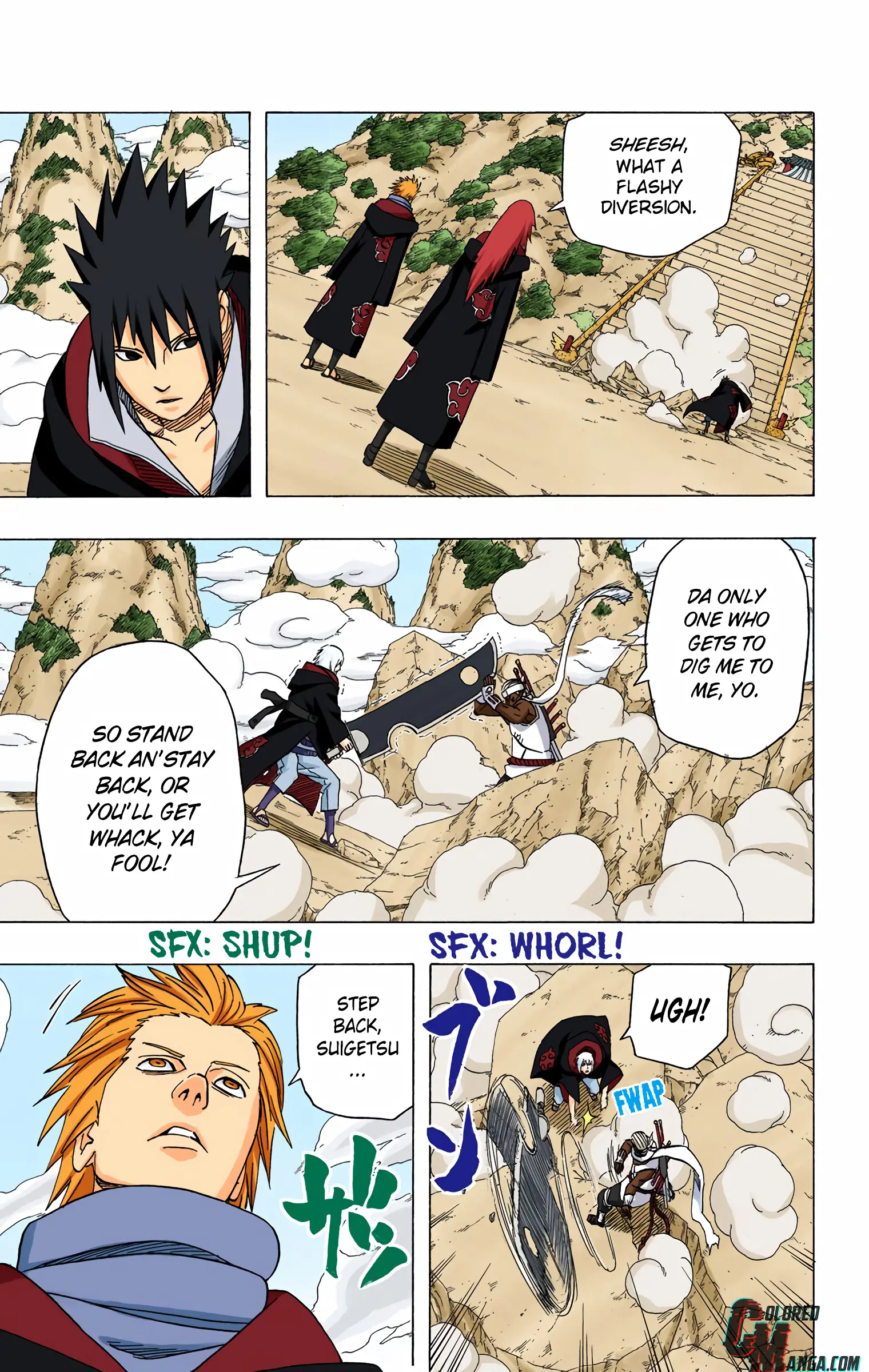 Naruto Colored Manga Online, chapter 410, page 6