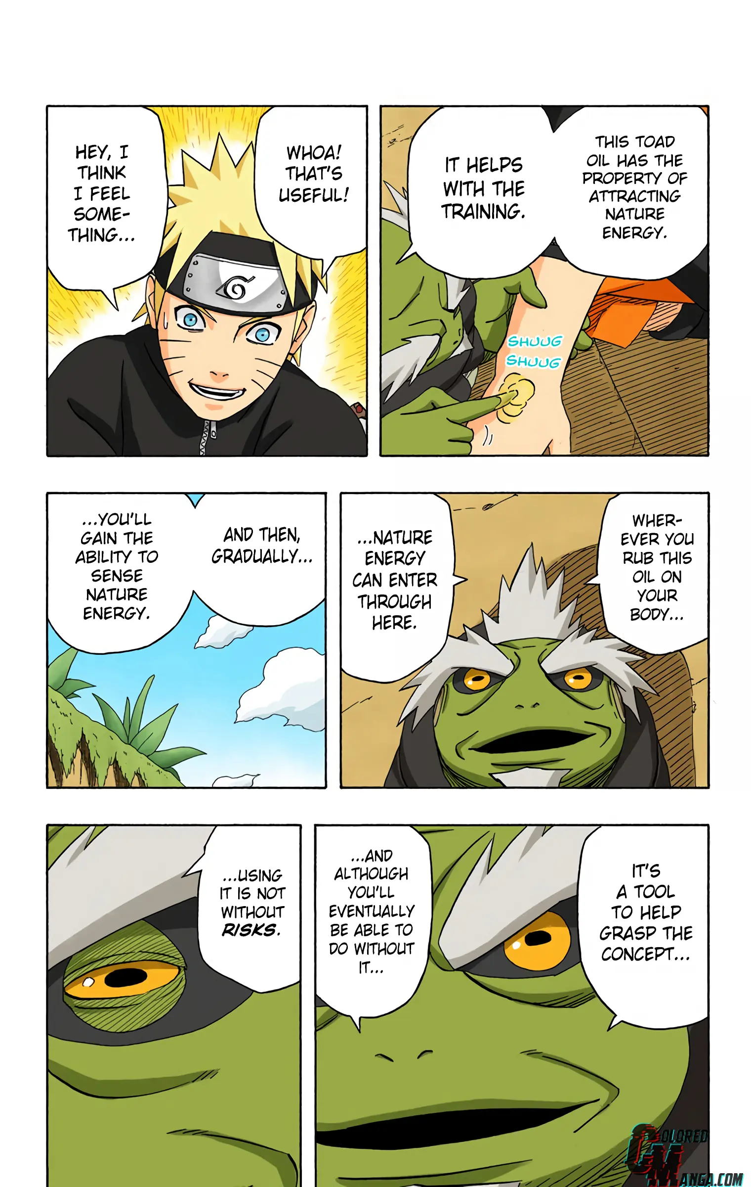 Naruto Colored Manga Online, chapter 410, page 12