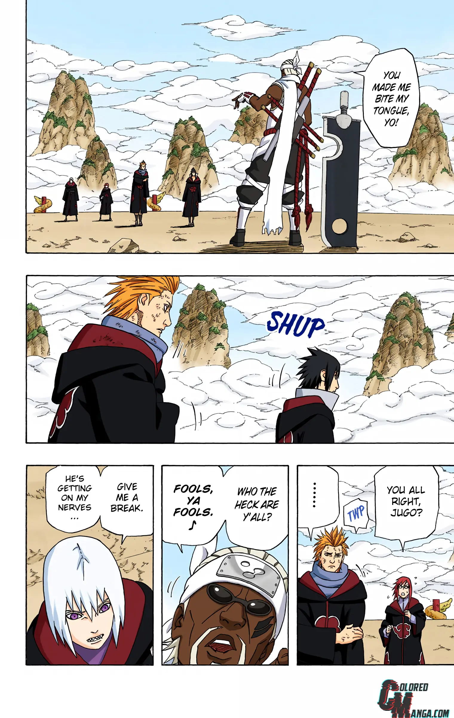 Naruto Colored Manga Online, chapter 411, page 3