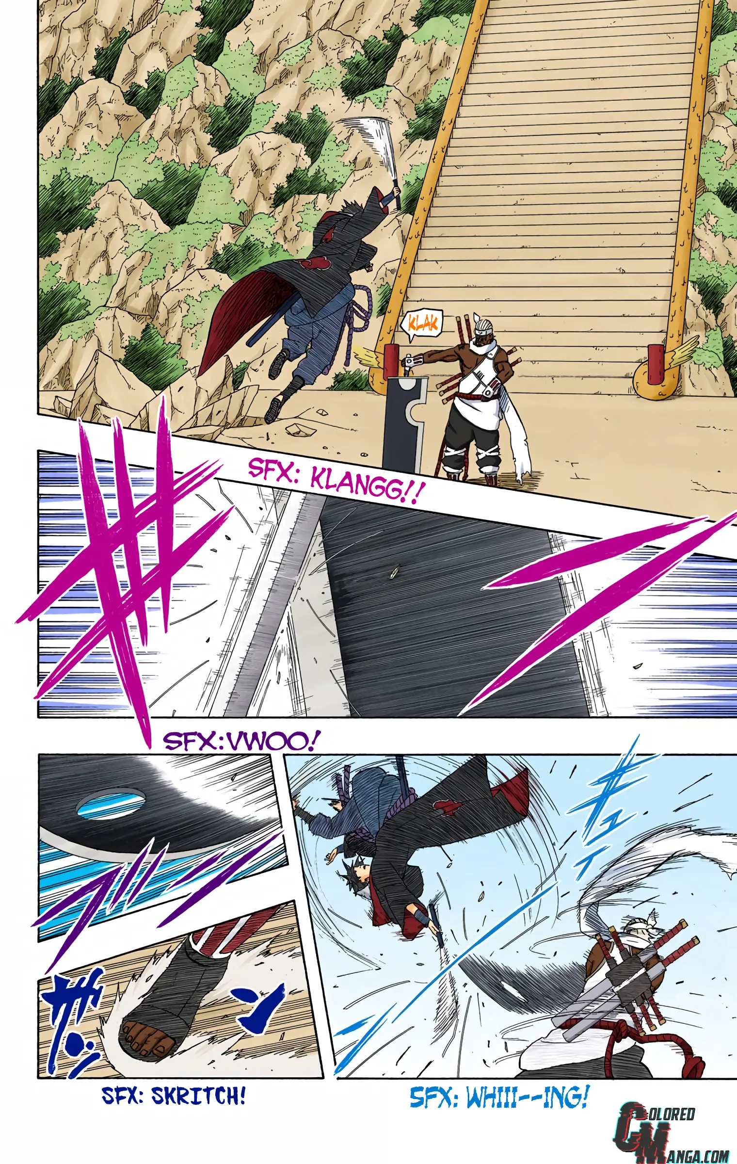 Naruto Colored Manga Online, chapter 411, page 7