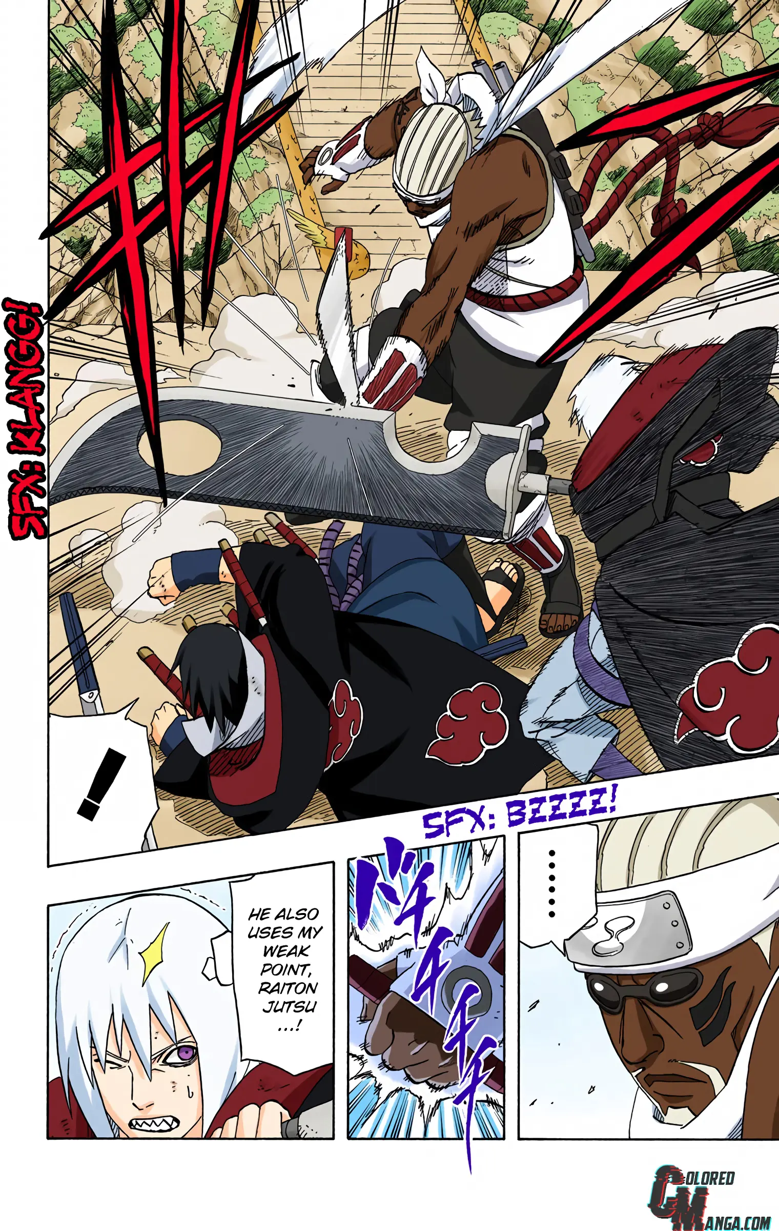 Naruto Colored Manga Online, chapter 412, page 2