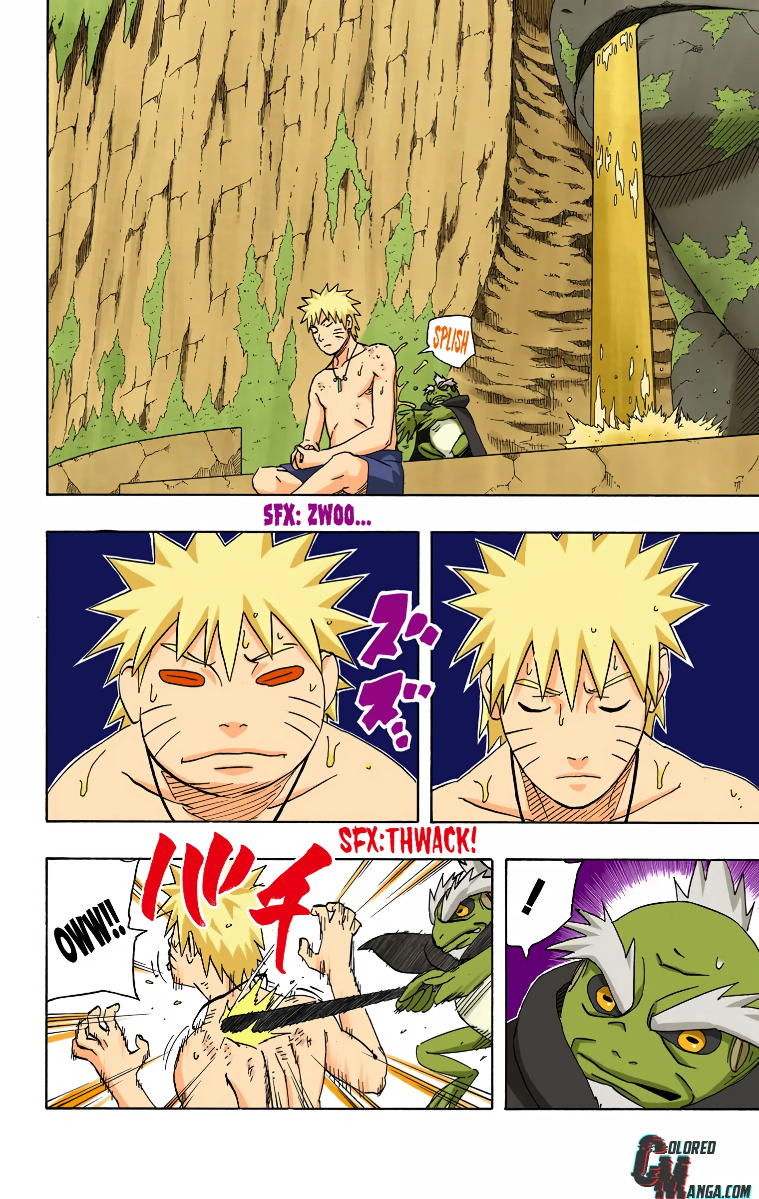 Naruto Colored Manga Online, chapter 412, page 8