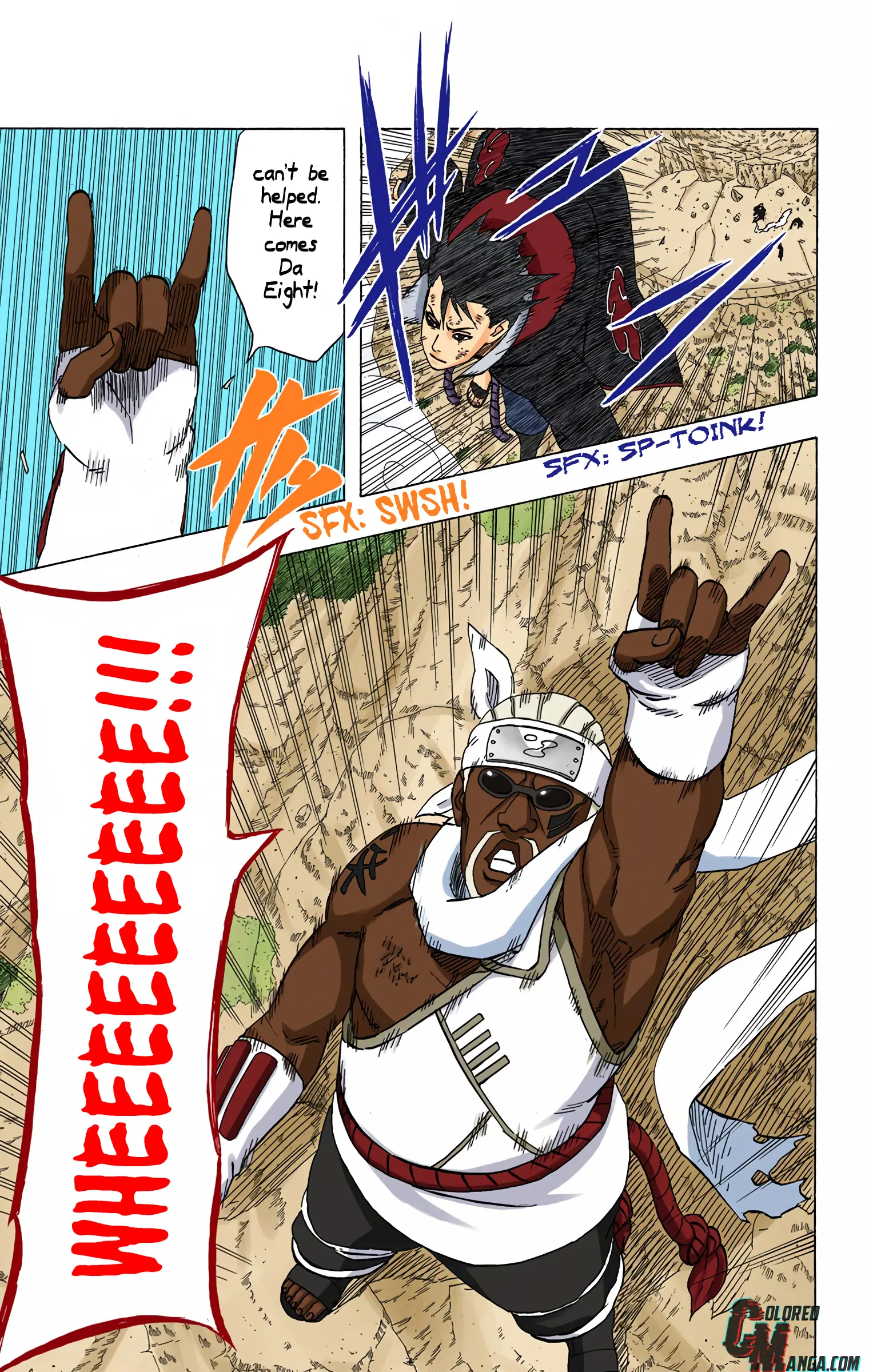 Naruto Colored Manga Online, chapter 412, page 17