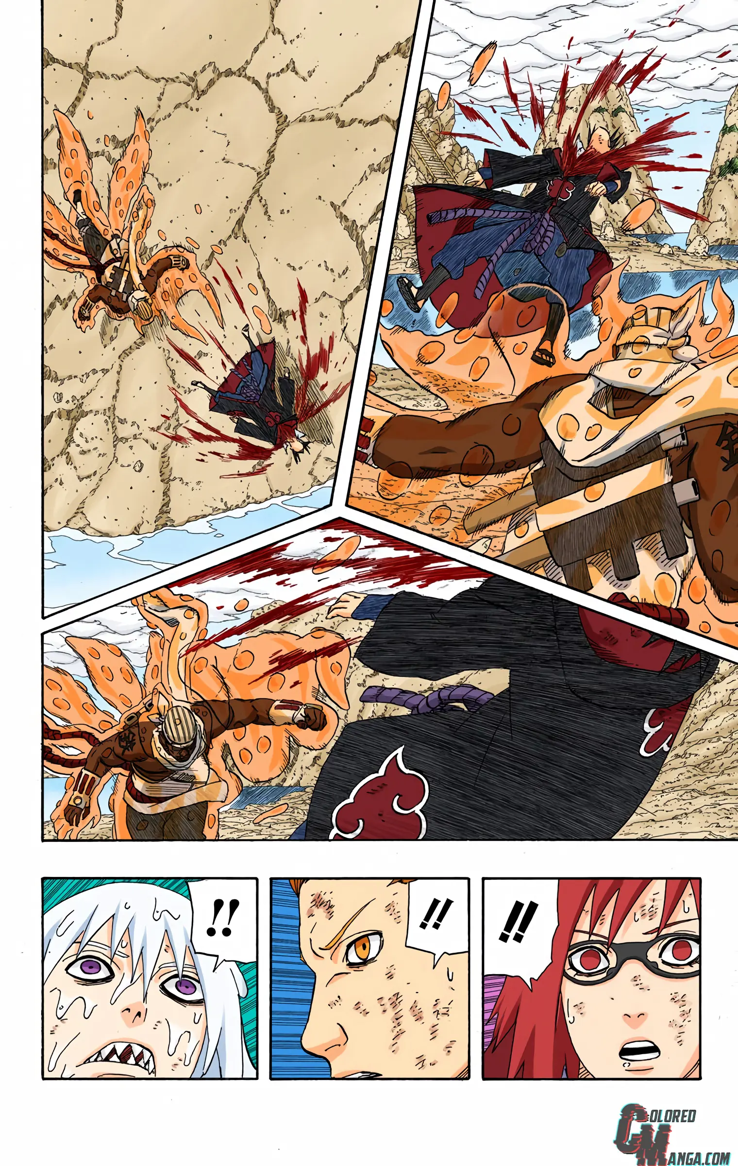 Naruto Colored Manga Online, chapter 413, page 17