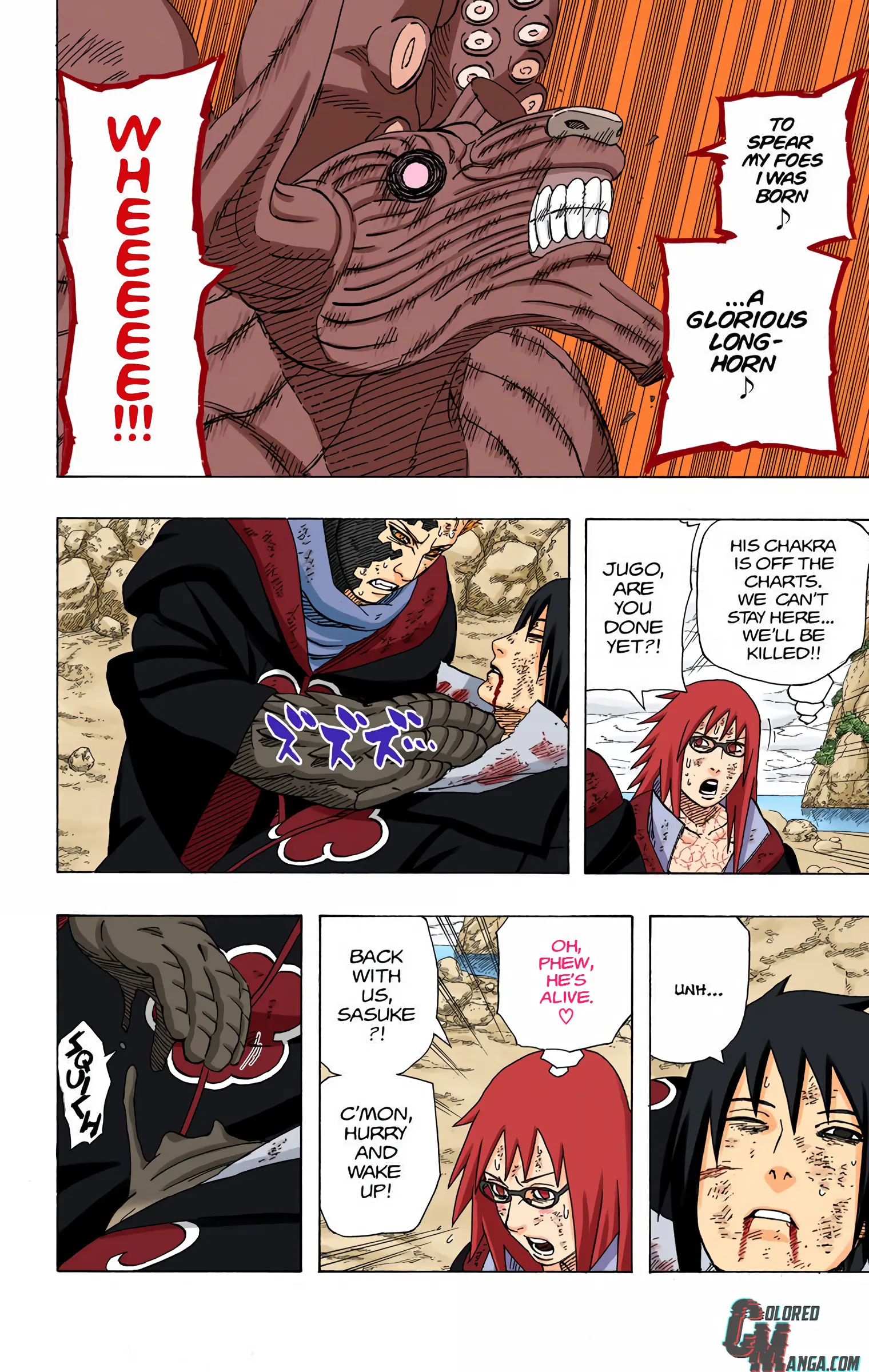 Naruto Colored Manga Online, chapter 414, page 2