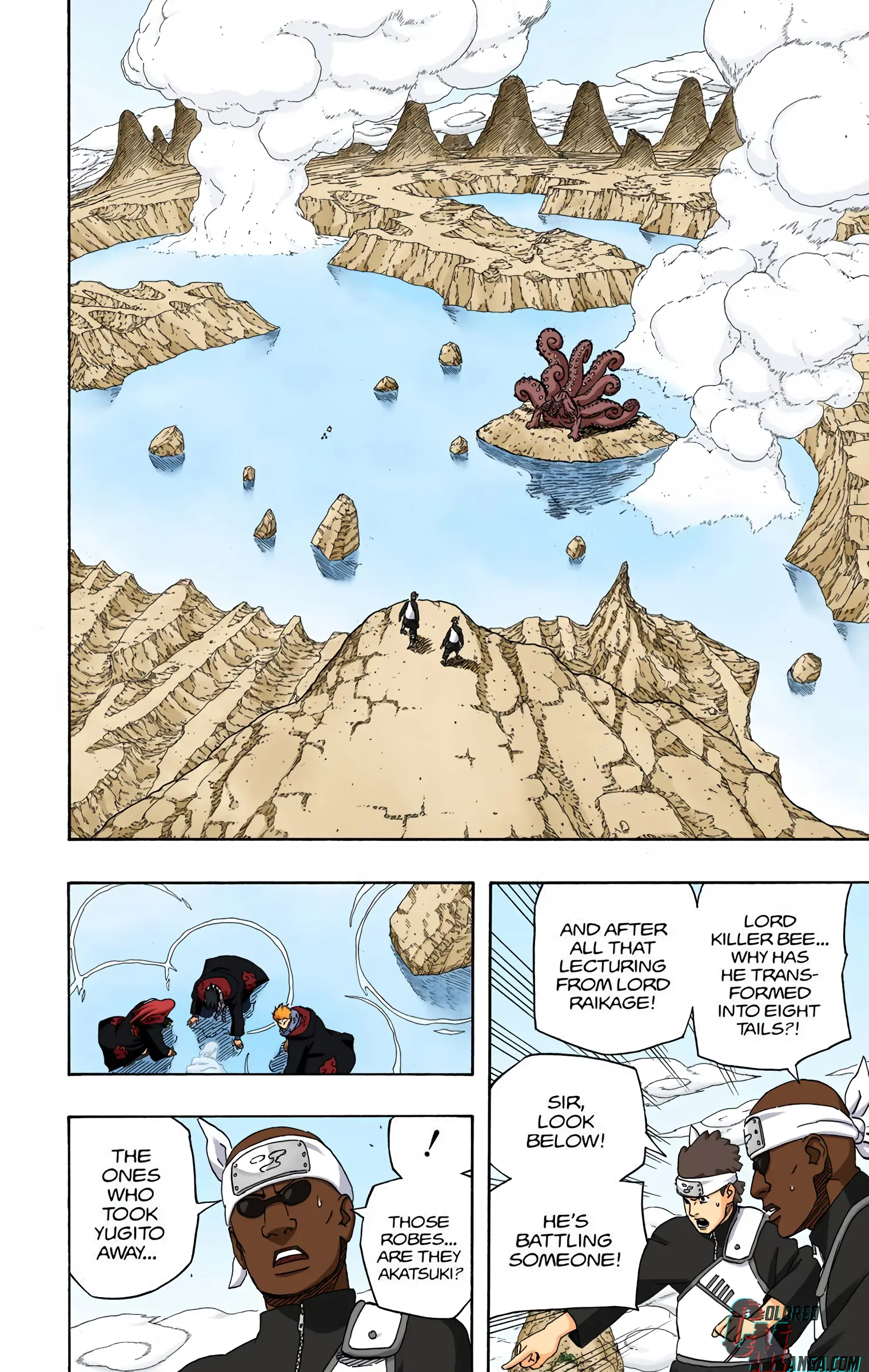 Naruto Colored Manga Online, chapter 414, page 14