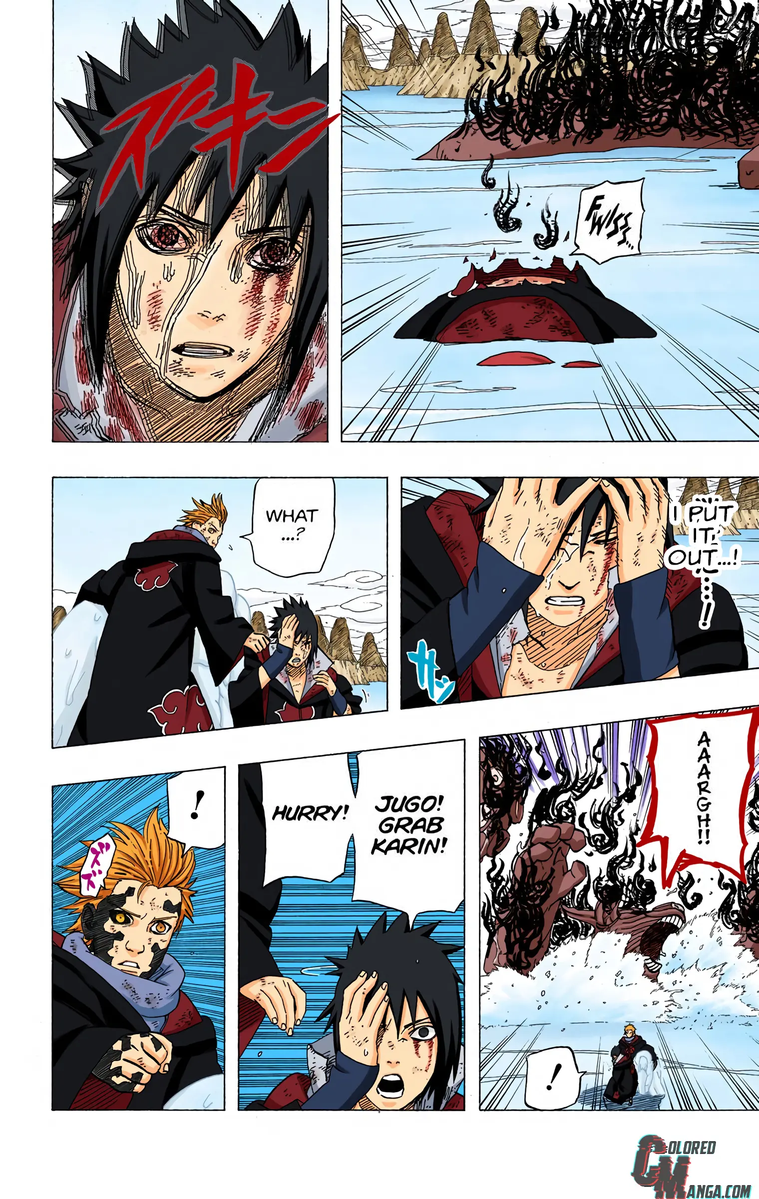 Naruto Colored Manga Online, chapter 415, page 7