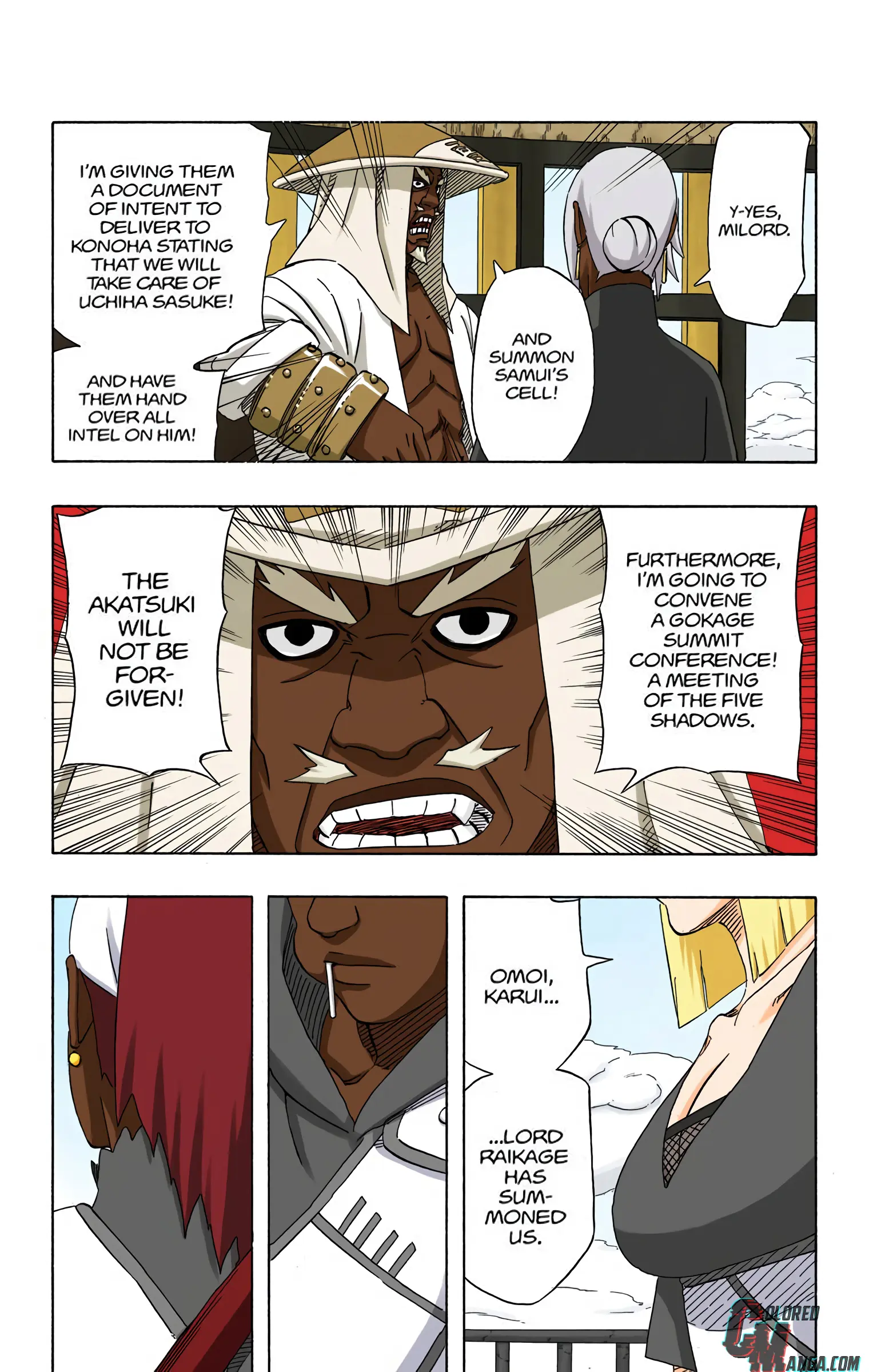 Naruto Colored Manga Online, chapter 417, page 15