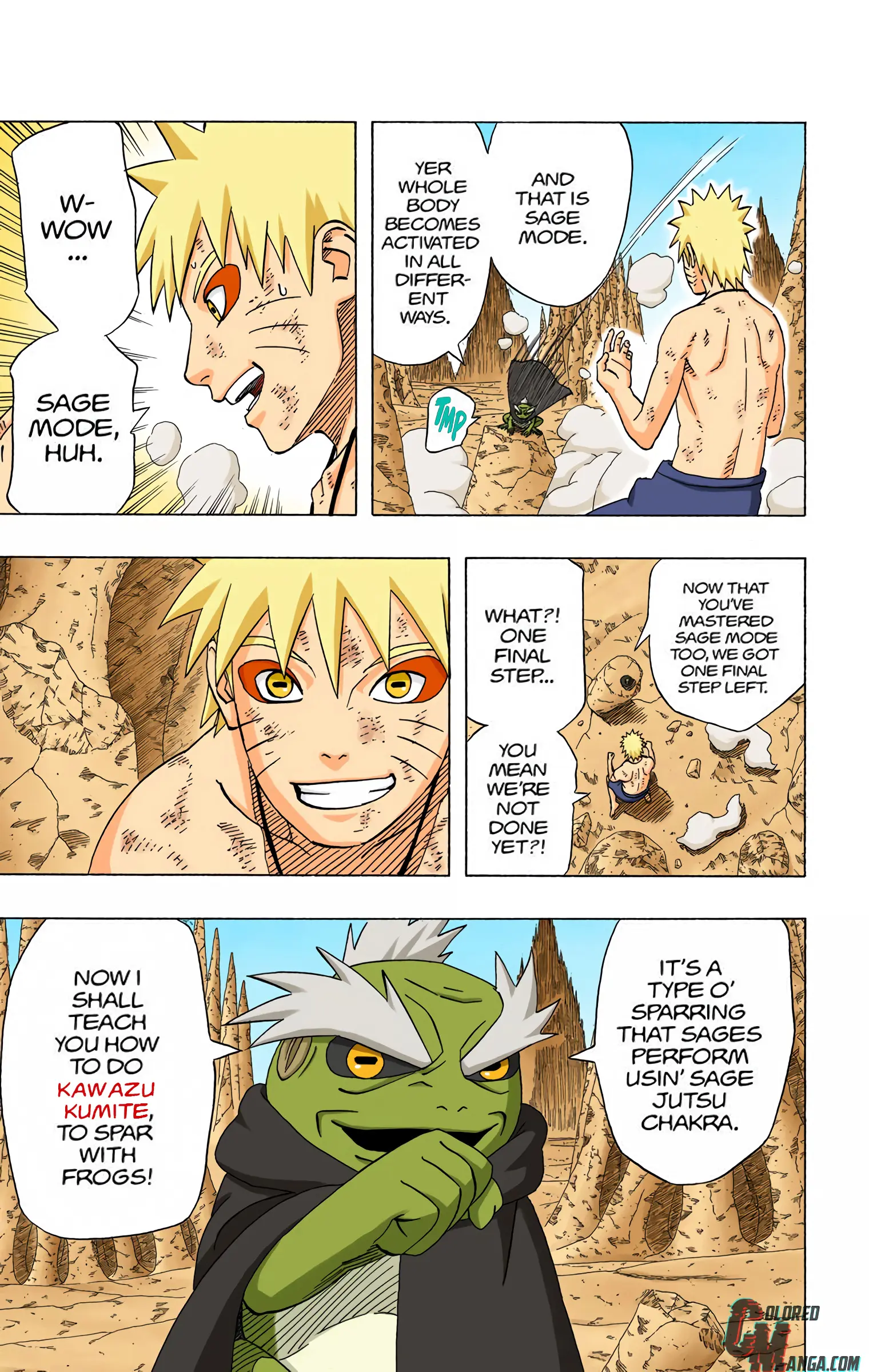 Naruto Colored Manga Online, chapter 418, page 7