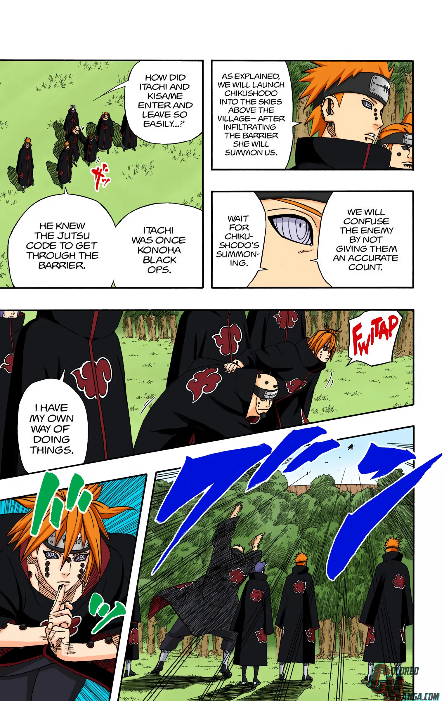 Naruto Colored Manga Online, chapter 419, page 3