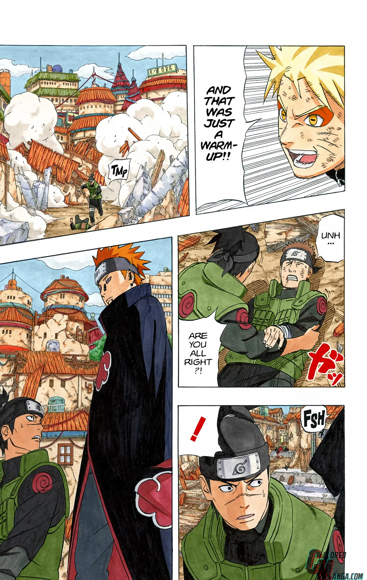 Naruto Colored Manga Online, chapter 420, page 2