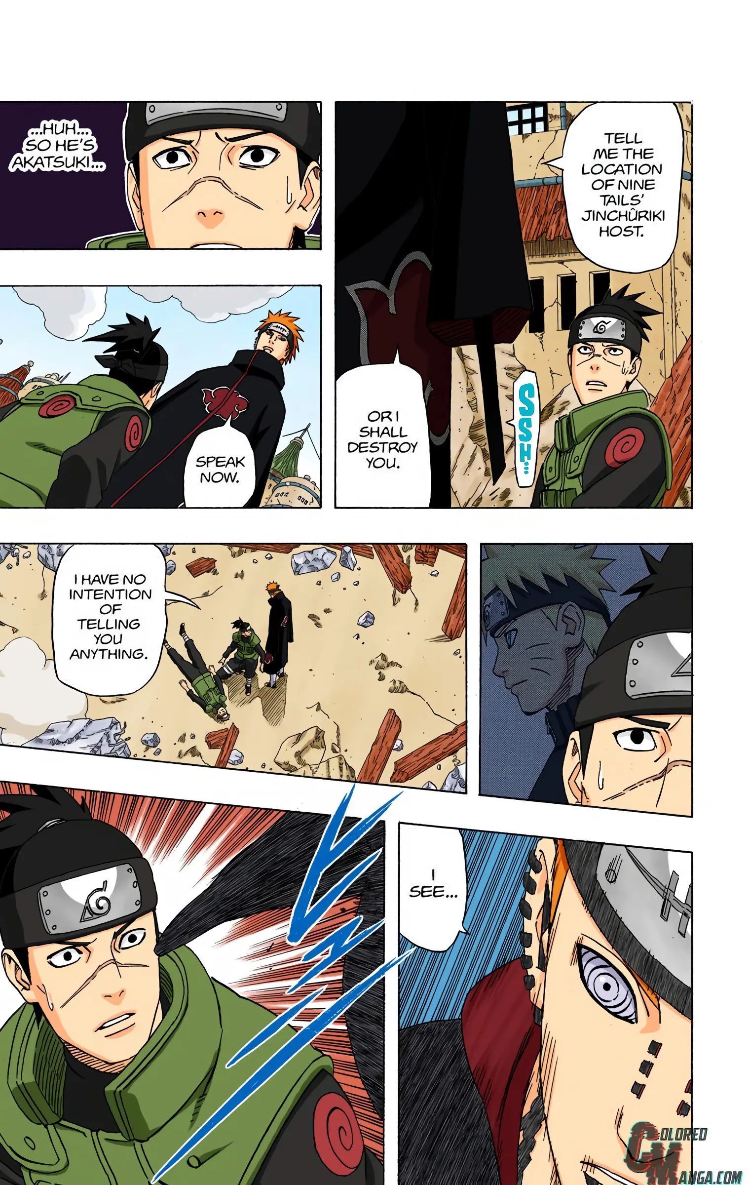 Naruto Colored Manga Online, chapter 420, page 5