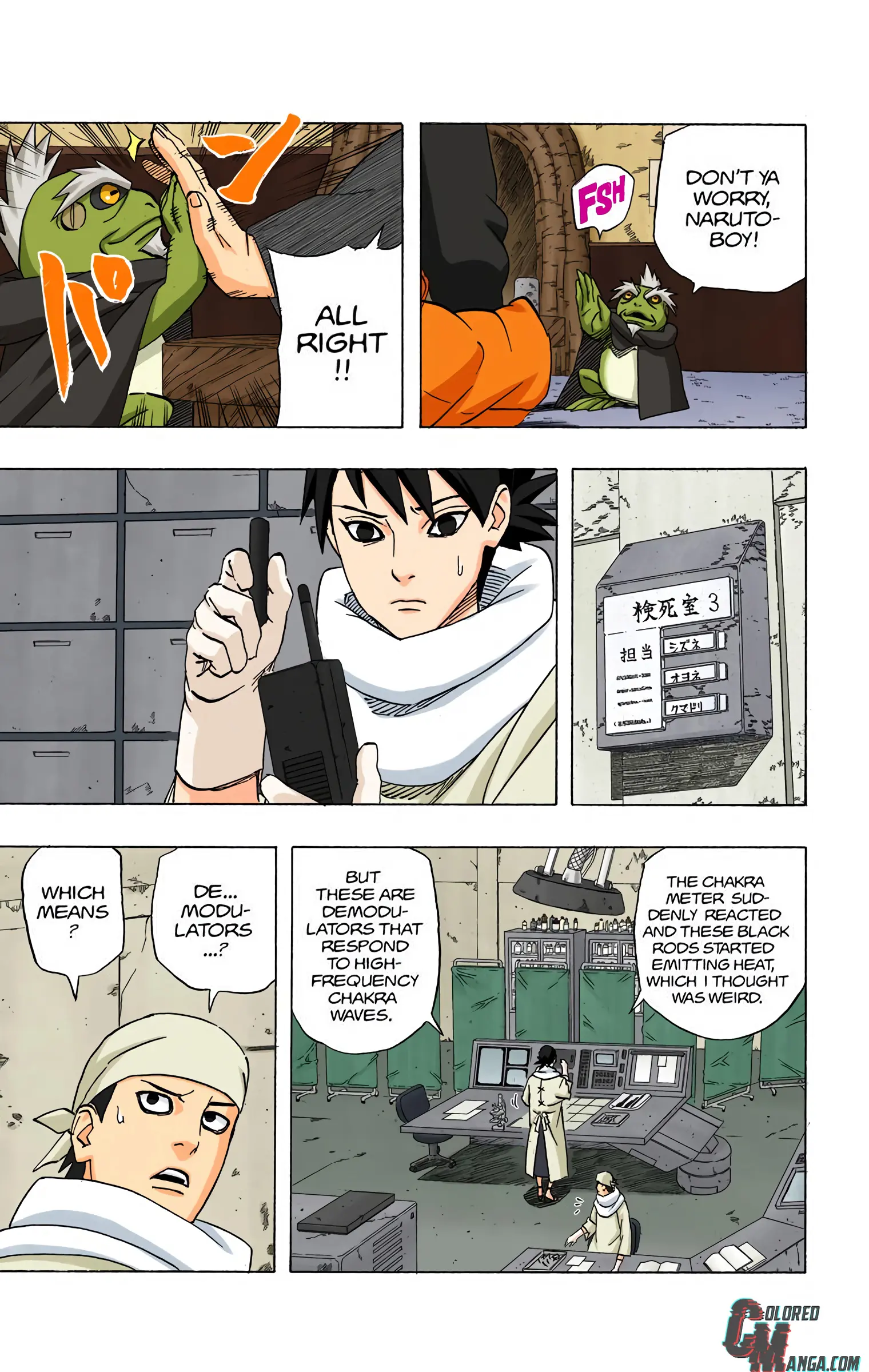 Naruto Colored Manga Online, chapter 420, page 15