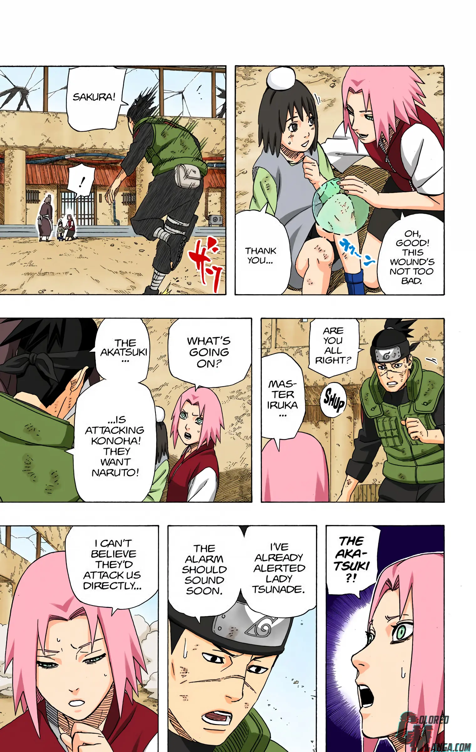 Naruto Colored Manga Online, chapter 421, page 3