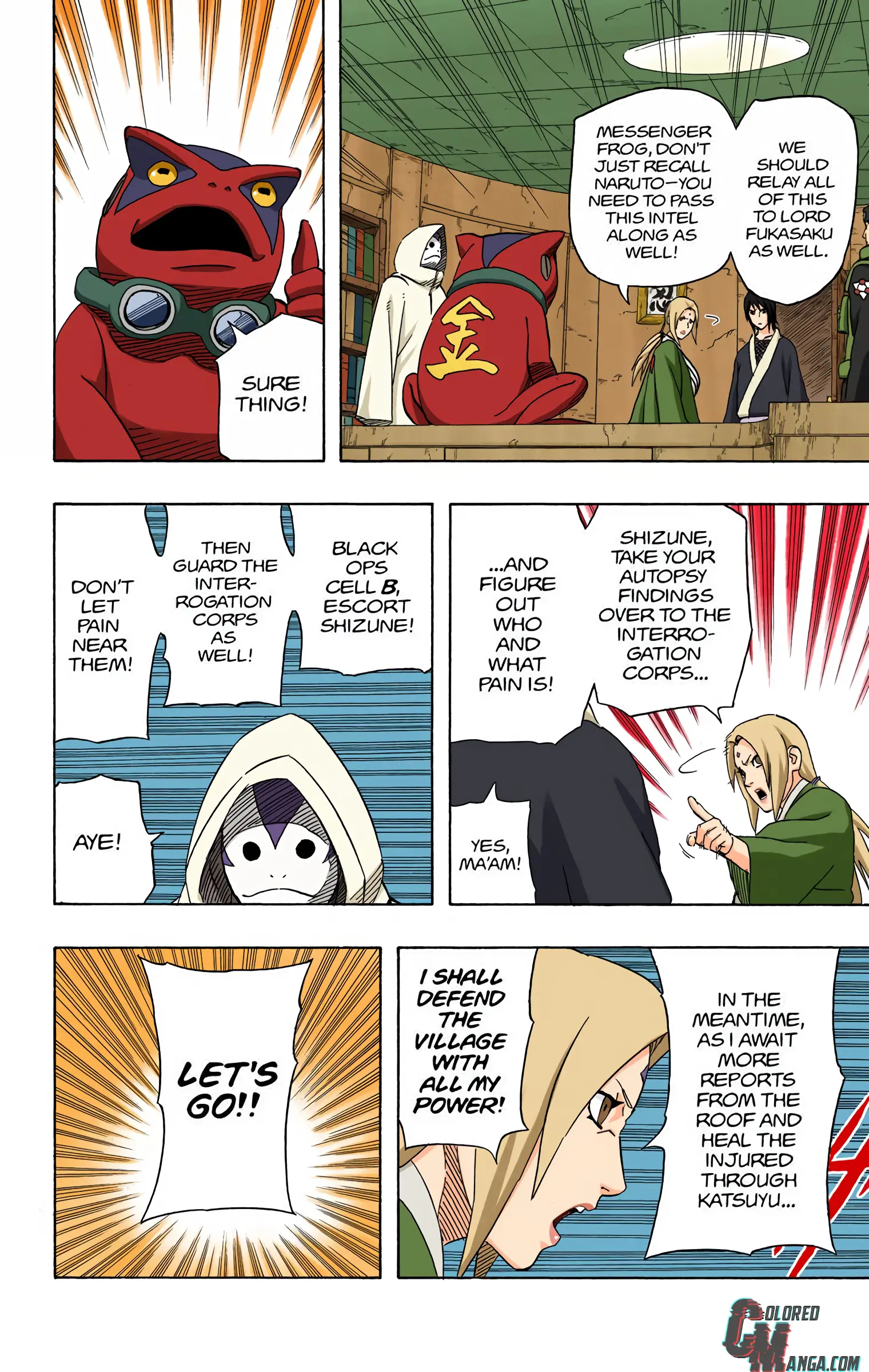 Naruto Colored Manga Online, chapter 421, page 16