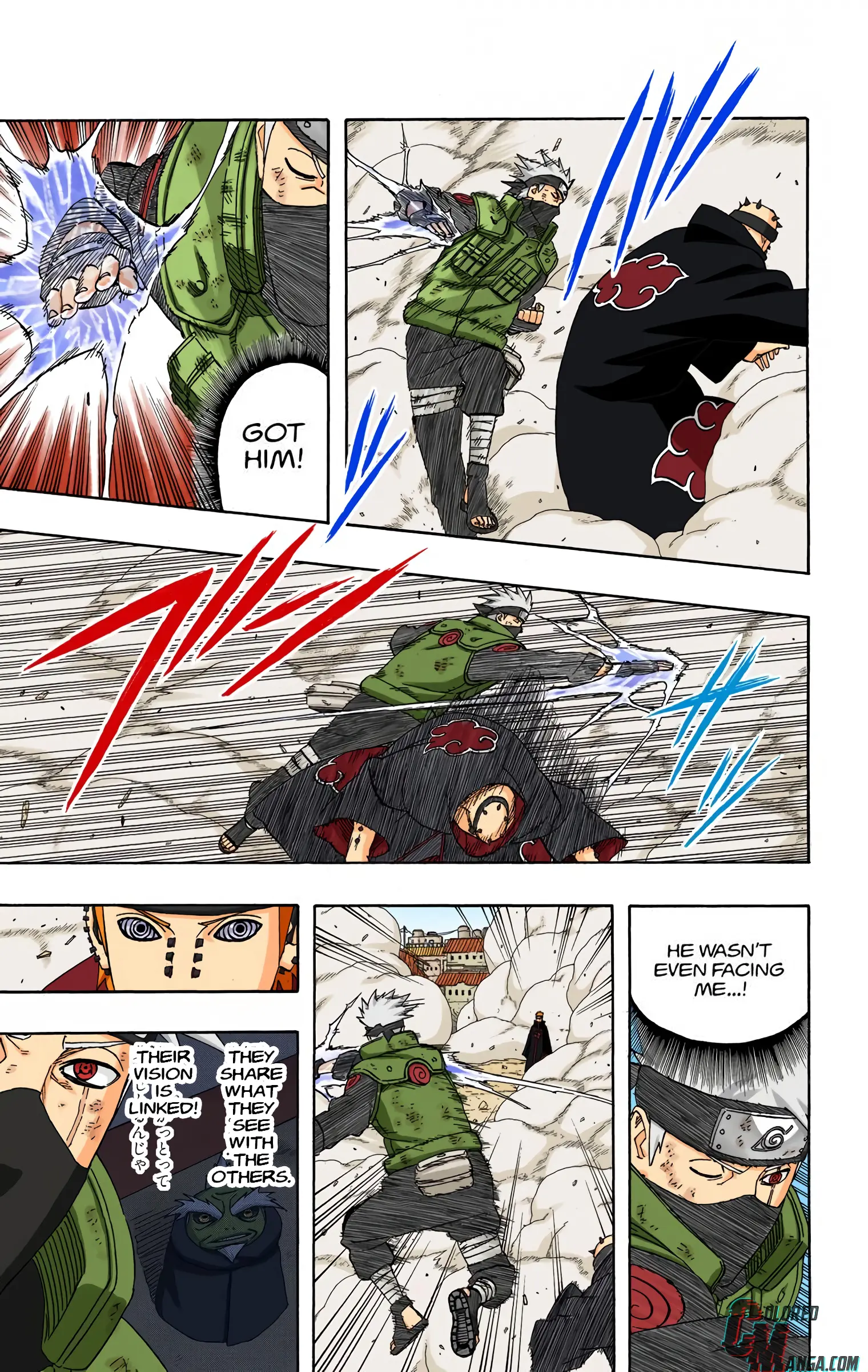 Naruto Colored Manga Online, chapter 422, page 8