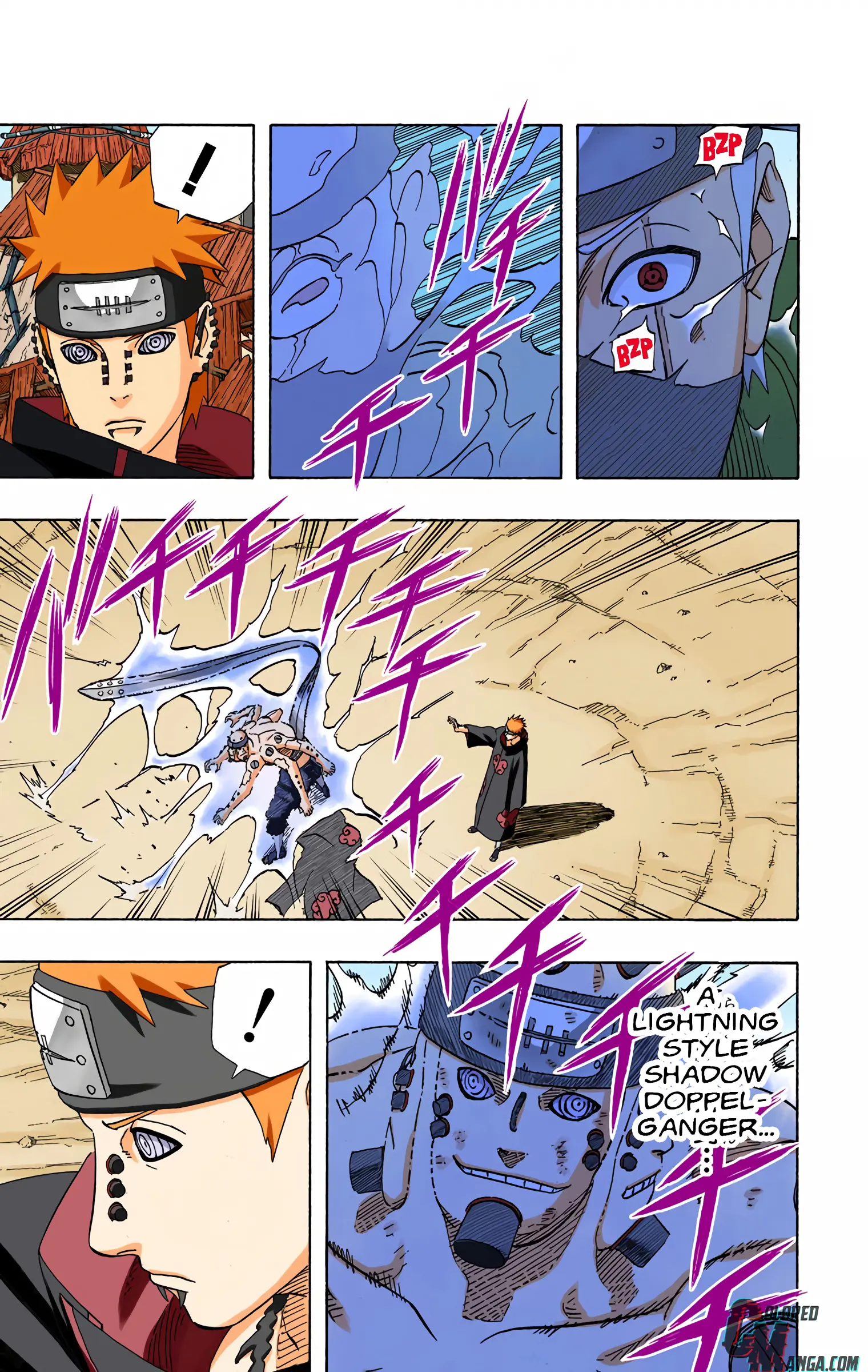 Naruto Colored Manga Online, chapter 422, page 14