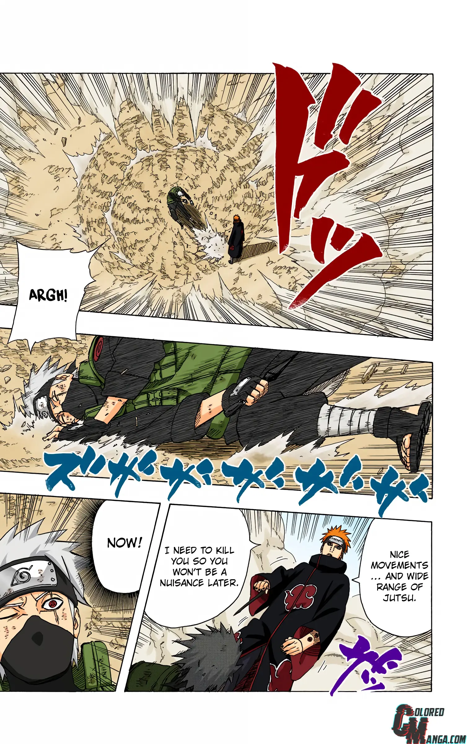 Naruto Colored Manga Online, chapter 423, page 13