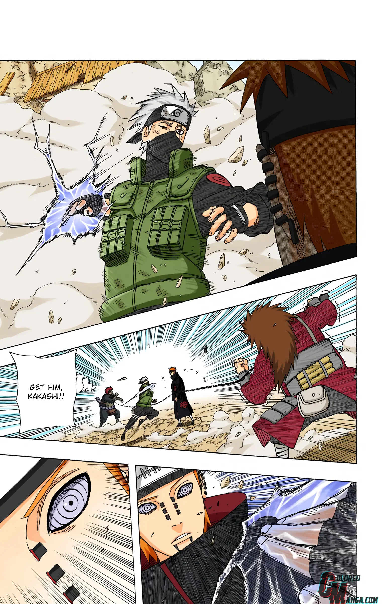 Naruto Colored Manga Online, chapter 423, page 17
