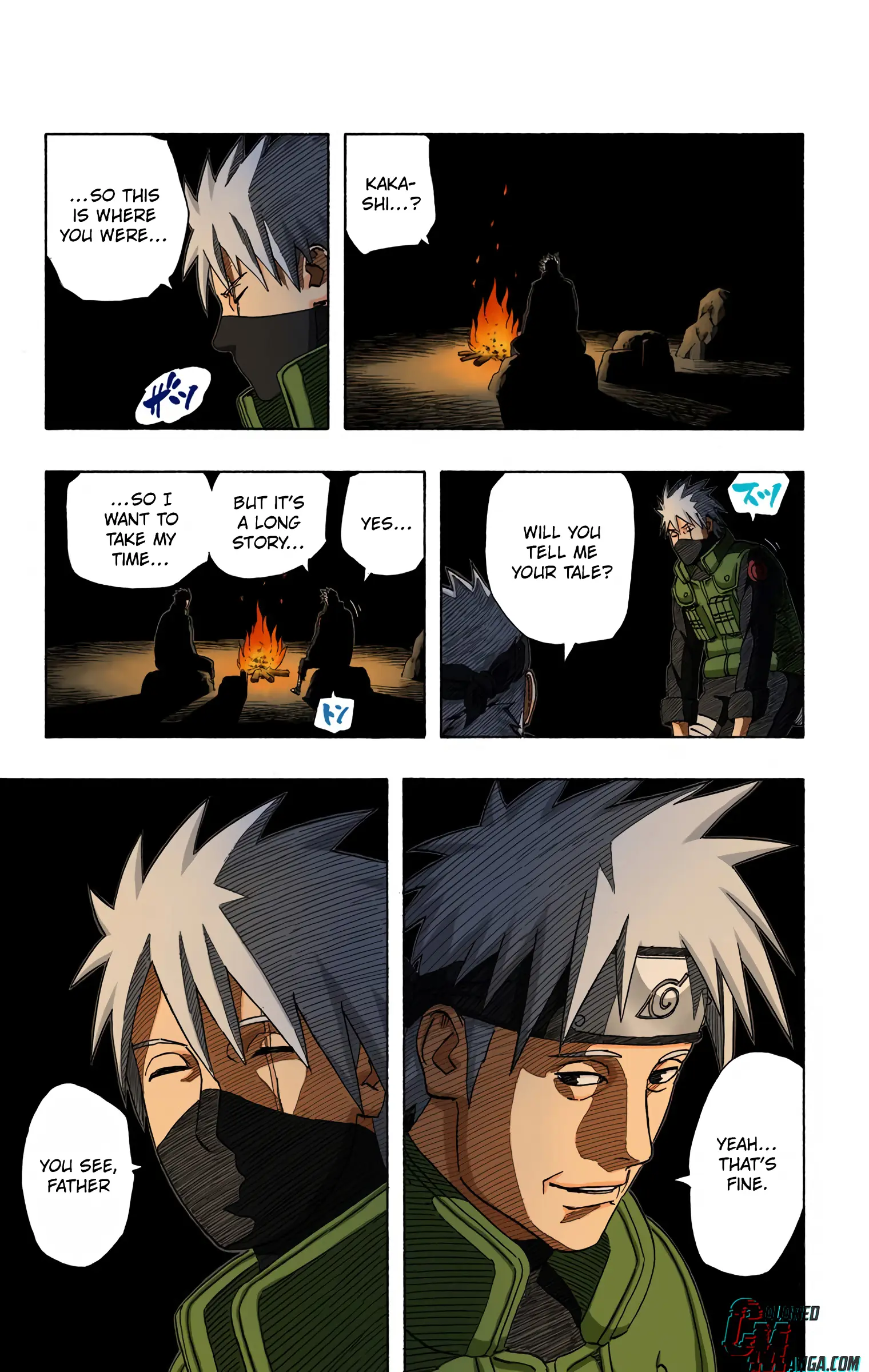Naruto Colored Manga Online, chapter 425, page 3