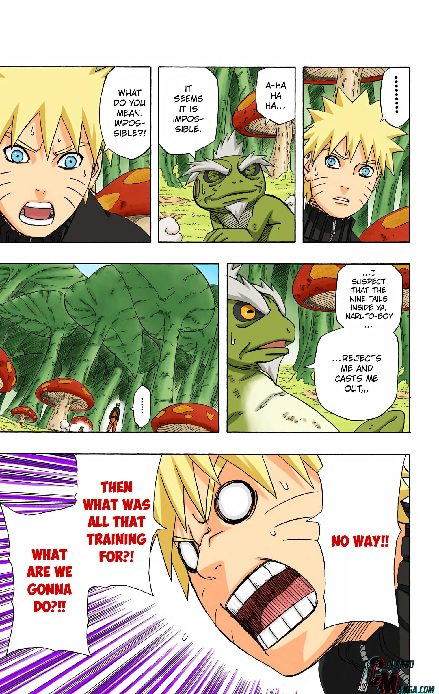 Naruto Colored Manga Online, chapter 425, page 7